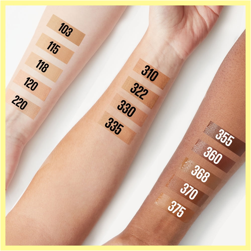 Maybelline Fit Me Tinted Moisturizer, Natural Coverage, Face Makeup, 322, 1 oz.