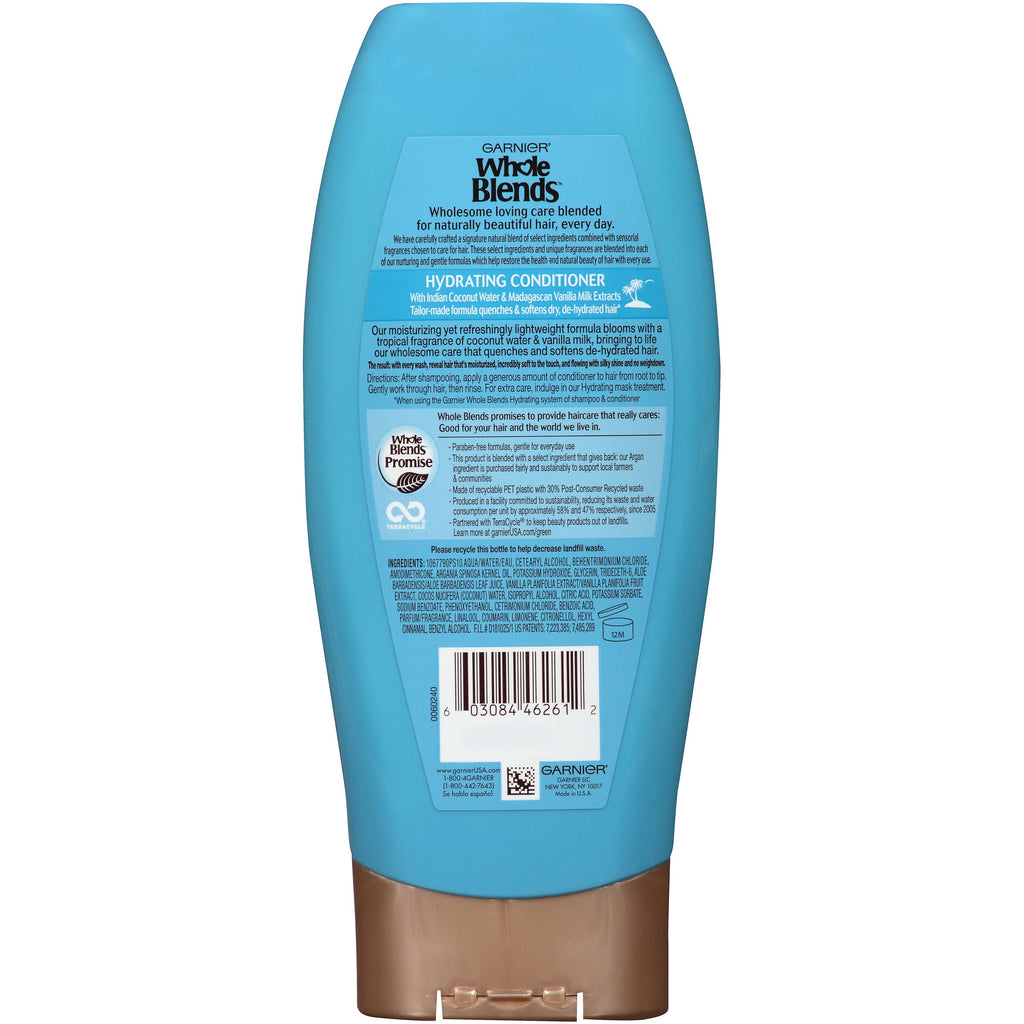 Garnier Whole Blends Conditioner with Coconut Water & Vanilla Milk Extracts 12.5 FL OZ