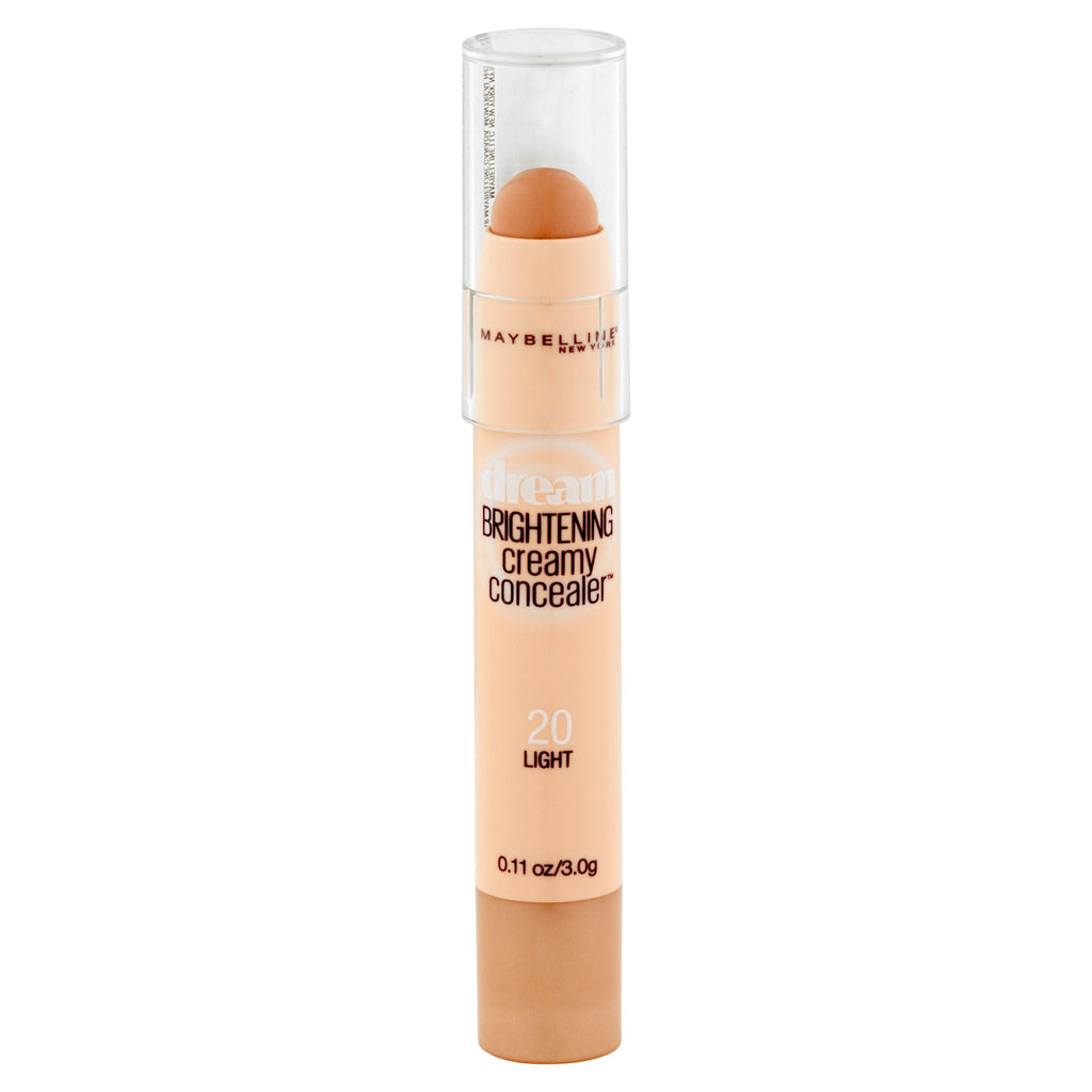 Maybelline Dream Brightening Creamy Concealer, 20 Light, 0.11 oz.
