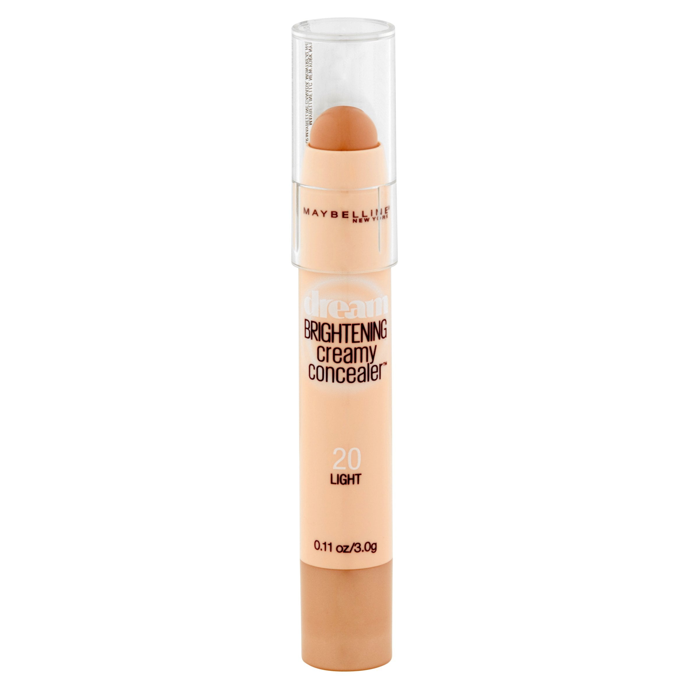 Maybelline Dream Brightening Creamy Concealer, 20 Light, 0.11 oz.