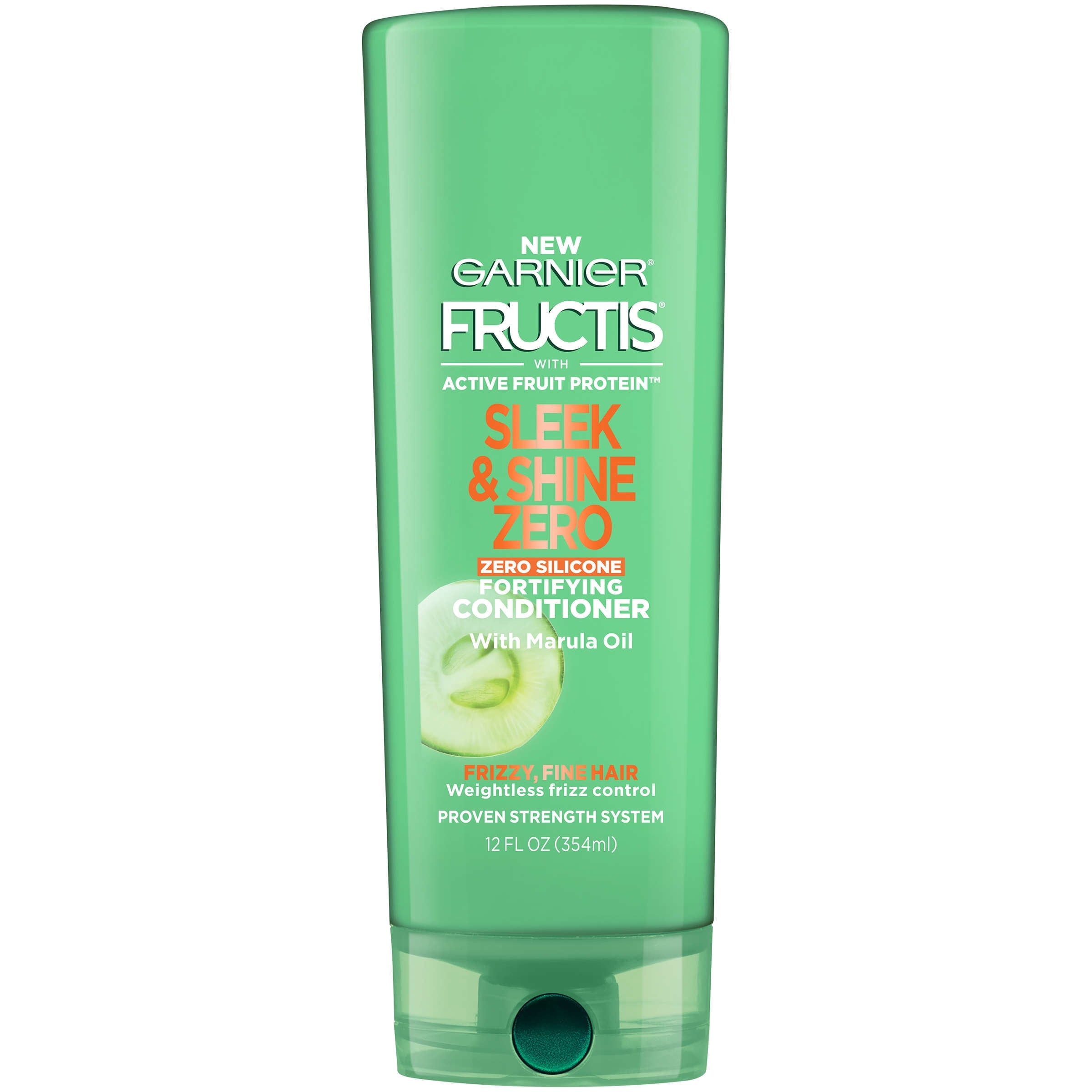 Garnier Fructis Vegan Formula Sleek & Shine Zero Conditioner, 12 Oz Each