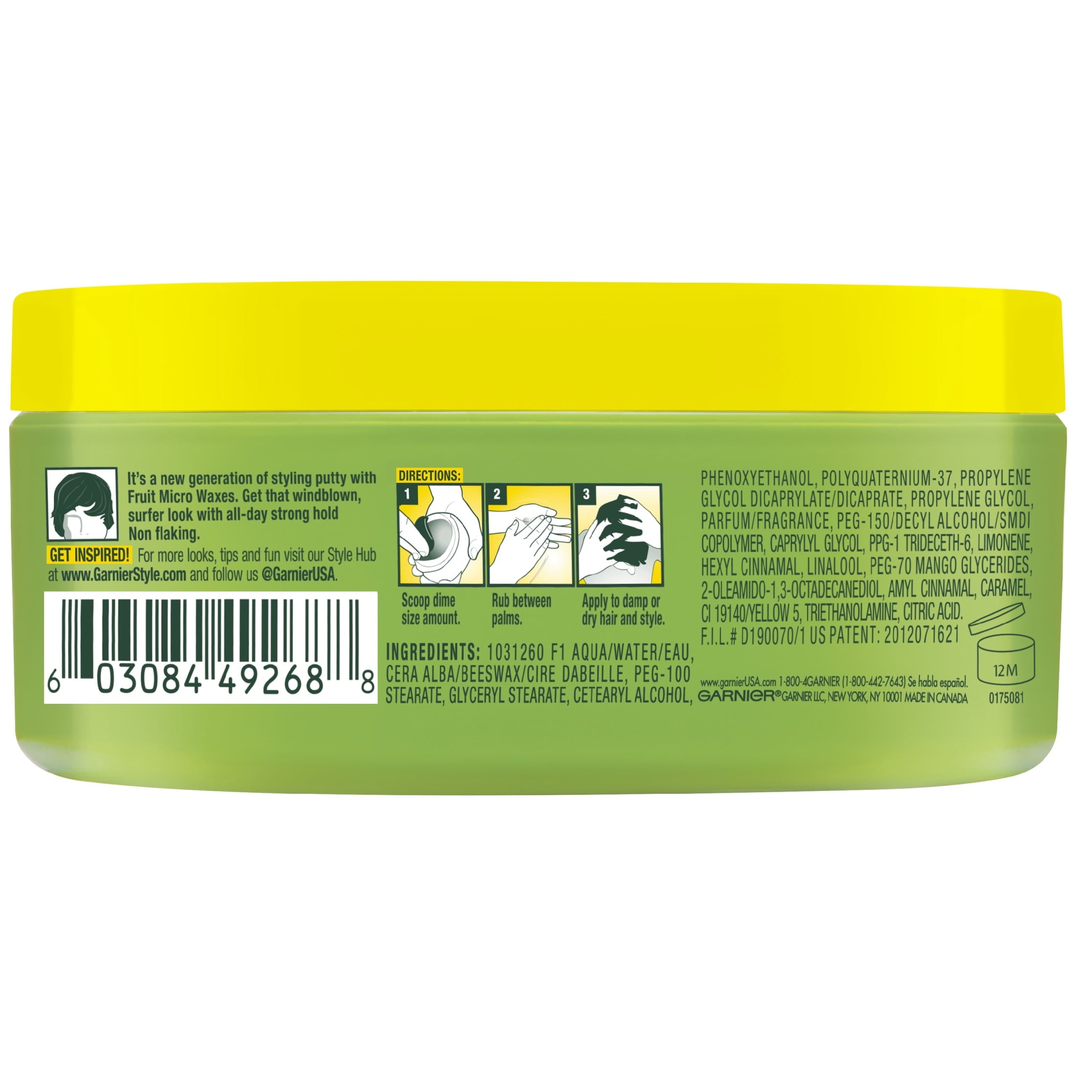 Garnier Fructis Style Surfer Hair Power Putty, 3.4 oz