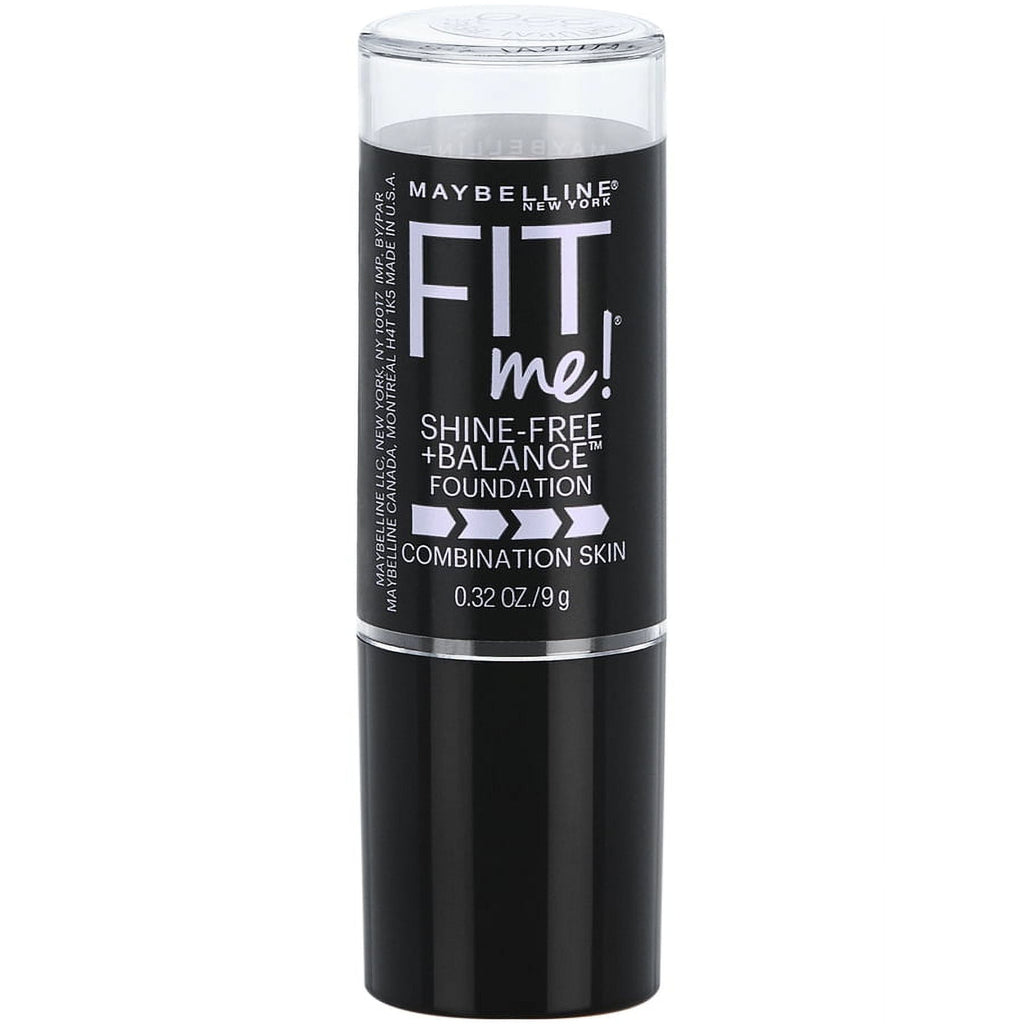 Maybelline Fit Me Matte + Poreless Shine-Free Stick Foundation Makeup, 220 Natural Beige, 0.32 oz