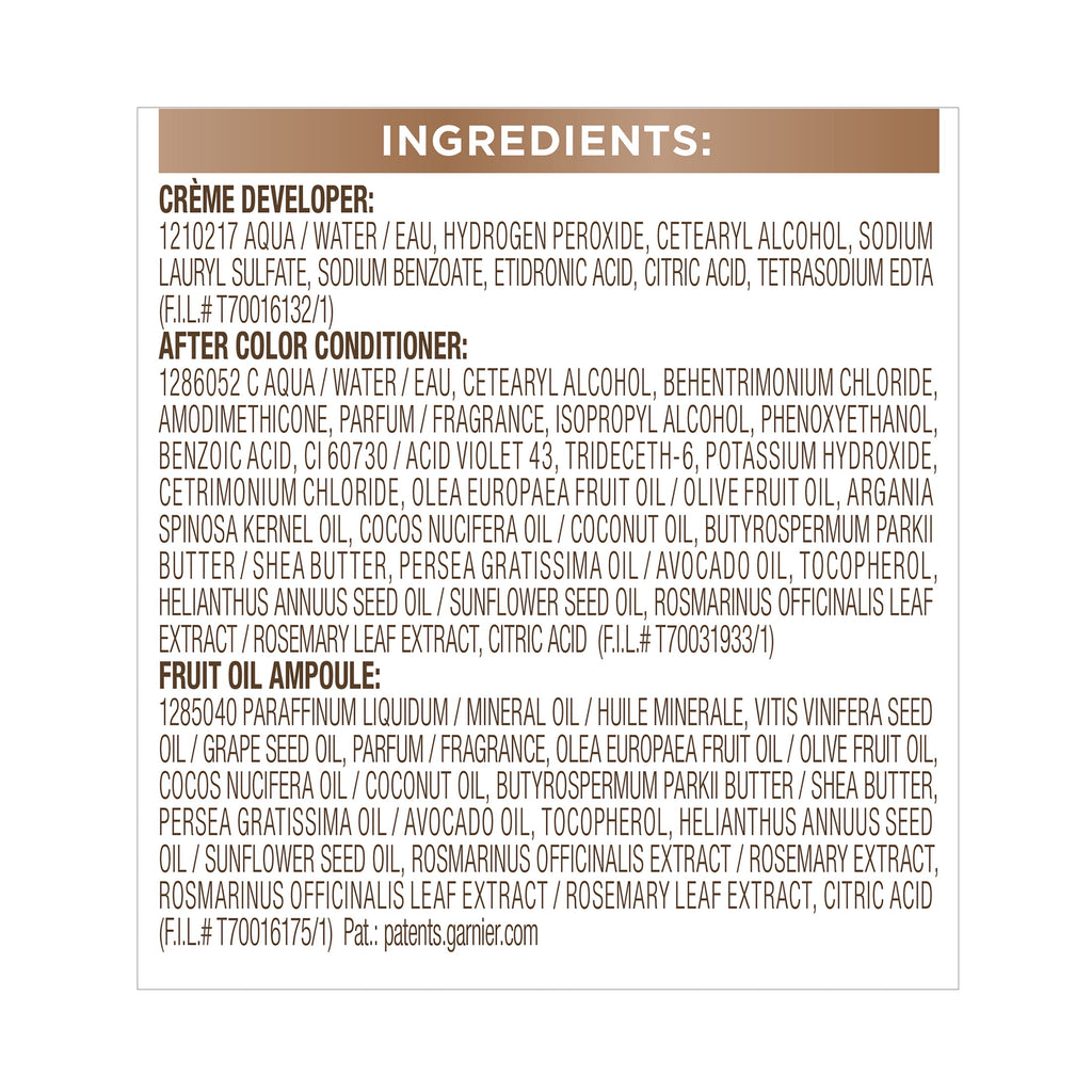 Garnier Nutrisse Ultra Color Nourishing Bold Permanent Hair Color Creme, LC1 Light Brown, 1 Kit