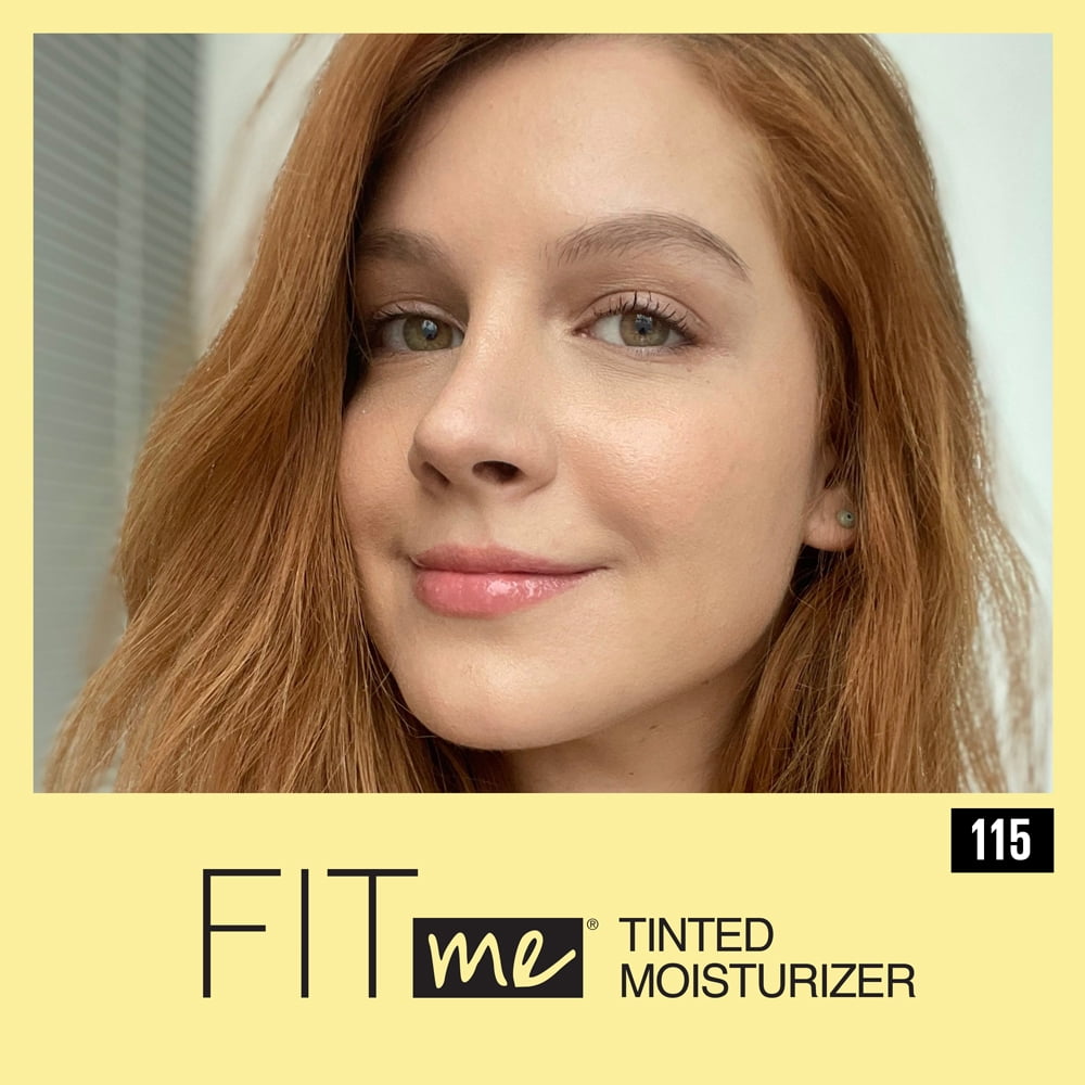 Maybelline Fit Me Tinted Moisturizer, Natural Coverage, 115, 1 fl oz