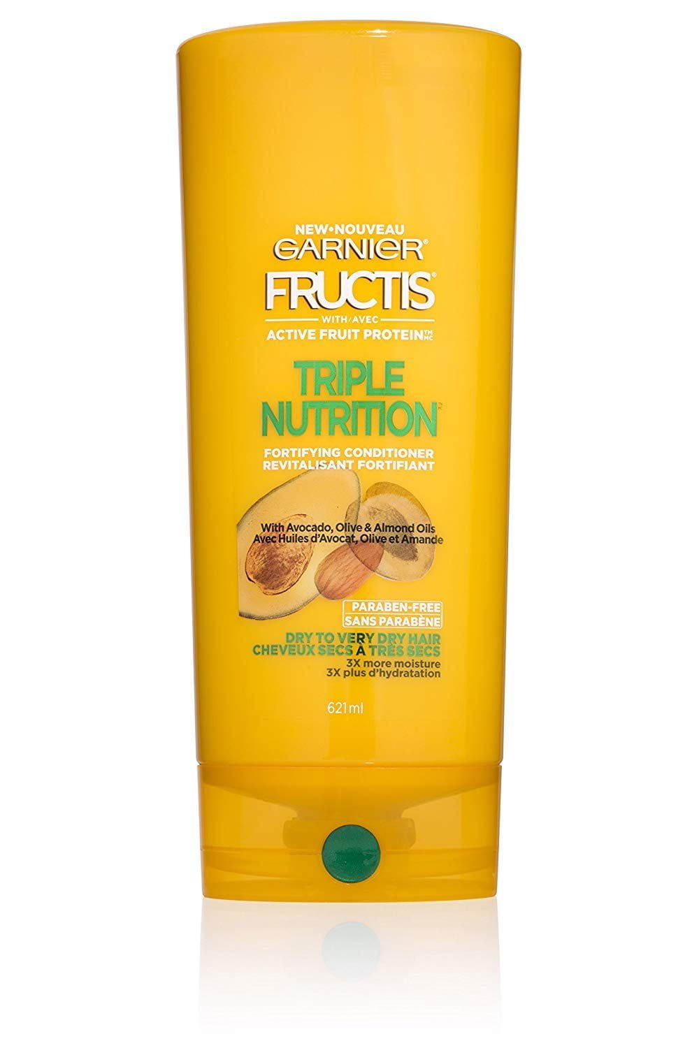 Garnier Fructis Conditioner Triple Nutrition w/ Olive & Almond Oils, 21oz