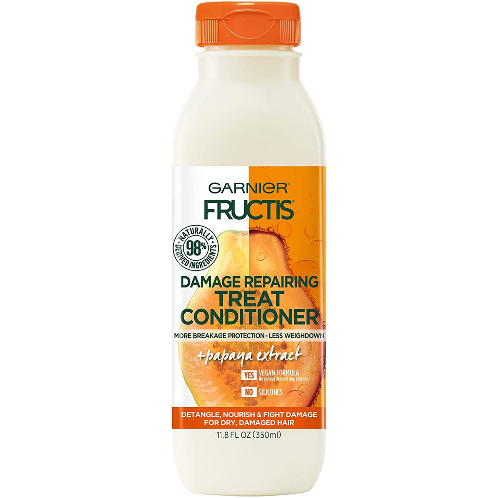 Garnier Fructis Damage Repairing Treat Conditioner with Papaya Extract, 11.8 fl oz