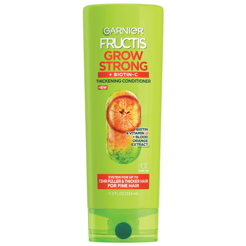 Garnier Fructis Grow Strong Thickening Conditioner with Biotin, 11.3 fl oz