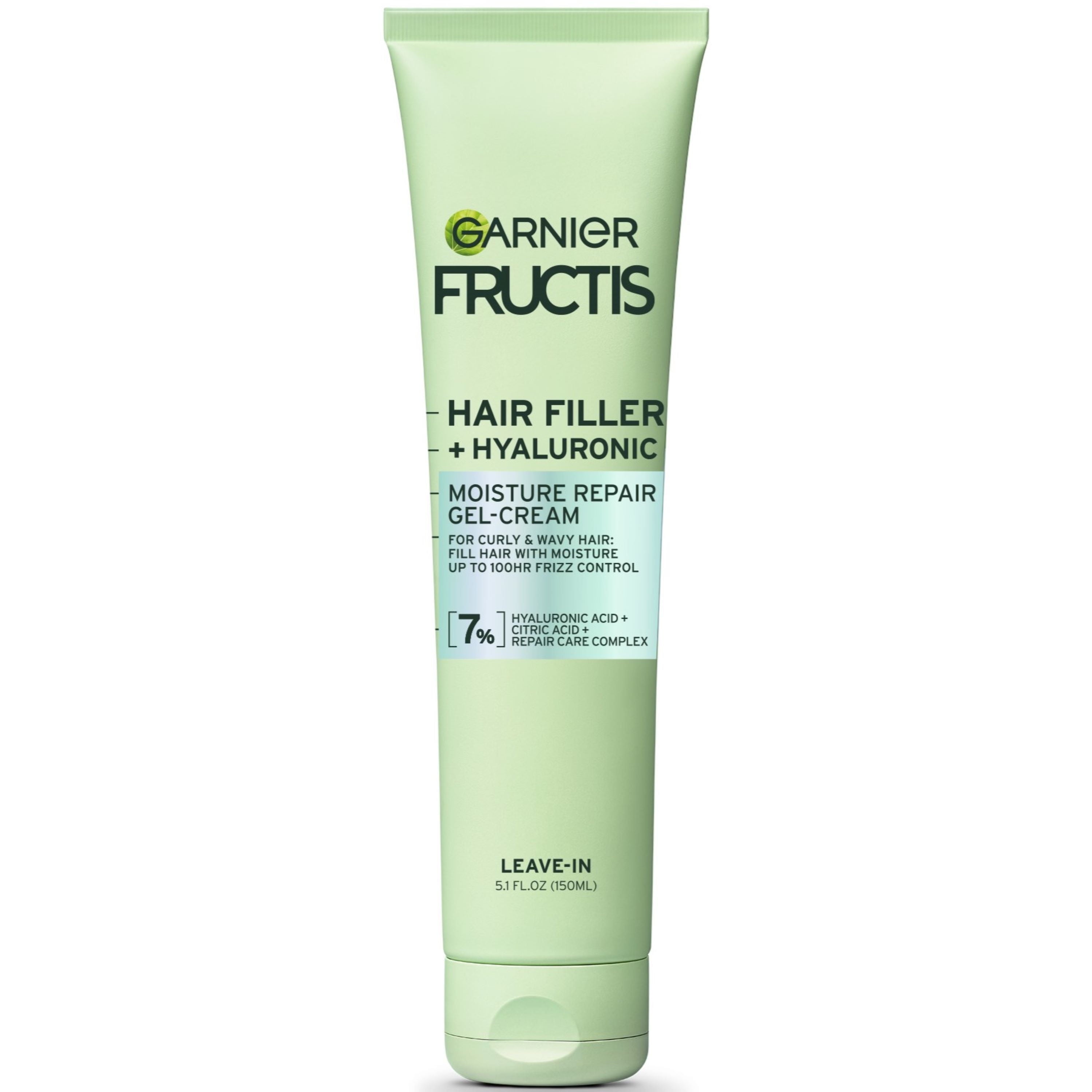 Garnier Fructis Hair Filler Hyaluronic Acid Repair Gel Cream Scalp Care, Wavy Hair 5.1 fl oz