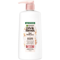 Garnier Whole Blends Gentle Moisturizing Shampoo, Oat Milk, Rice Cream Extract, Dry Hair 28 fl oz