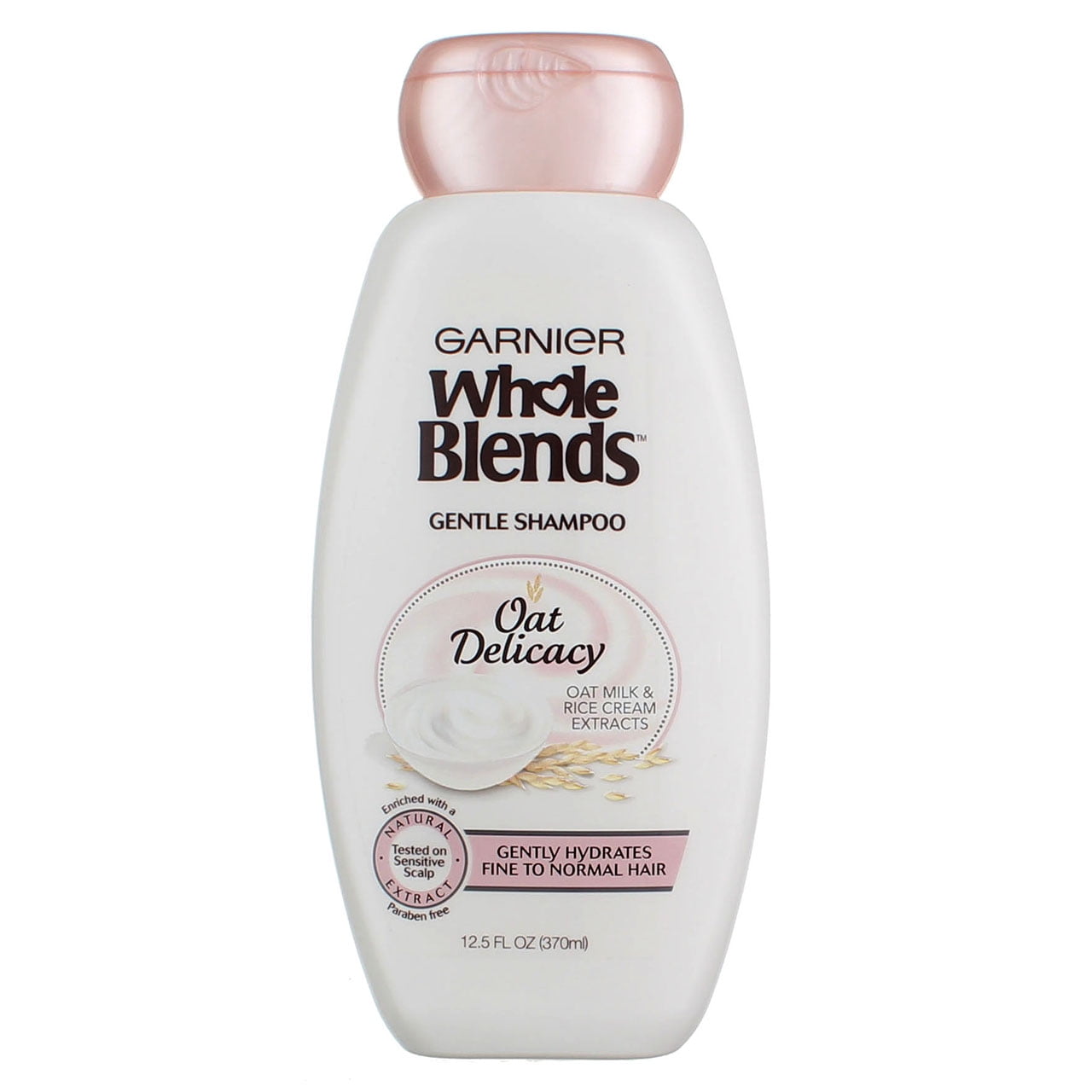 Garnier Whole Blends Gentle Oat Milk & Rich Cream Extracts Shampoo, 12.5 fl oz (6 pack)