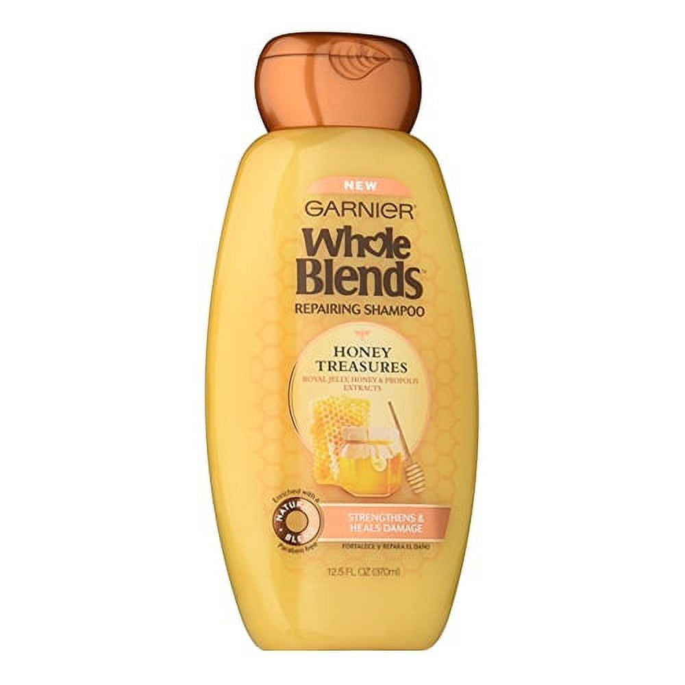 Garnier Whole Blends Repairing Shampoo Honey Treasures, 12.5 oz, 2 Pack