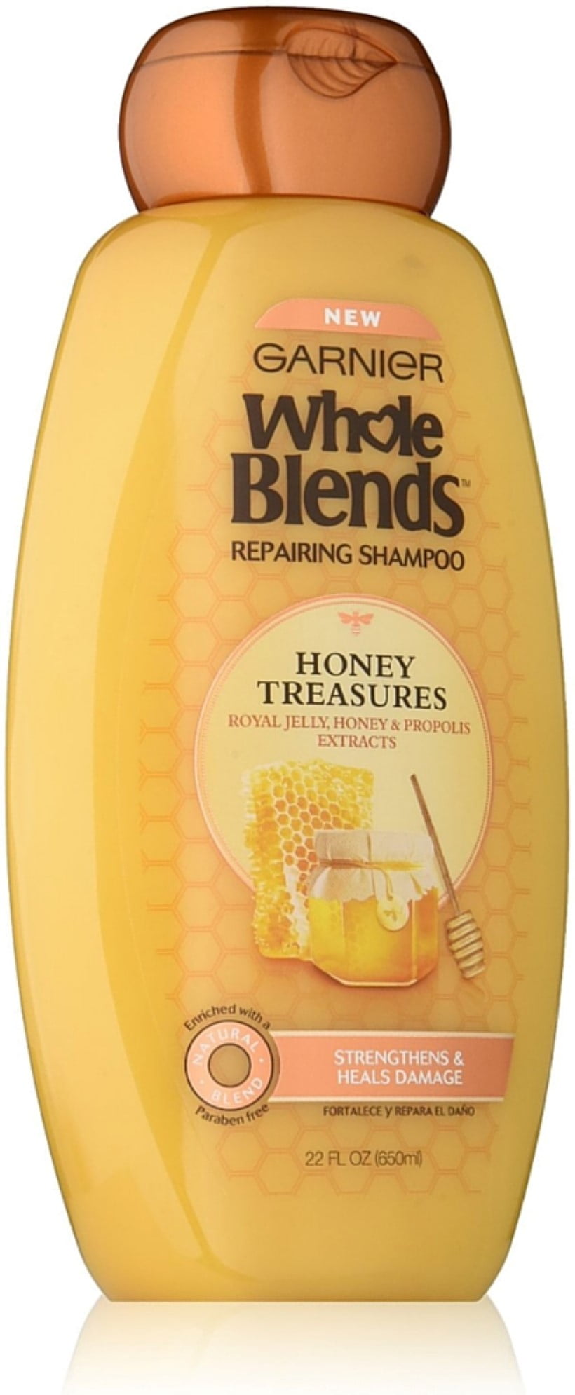 Garnier Whole Blends Repairing Shampoo, Honey Treasures Extracts 22 oz (Pack of 2)