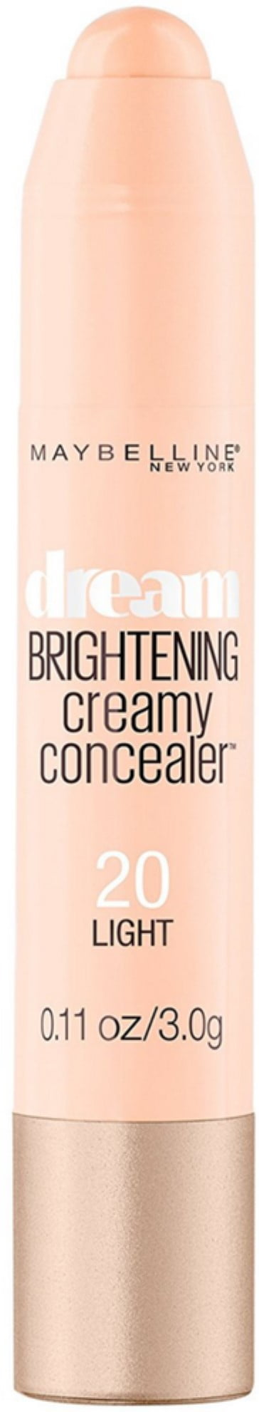 Maybelline Dream Brightening Creamy Concealer, 20 Light, 0.11 oz.