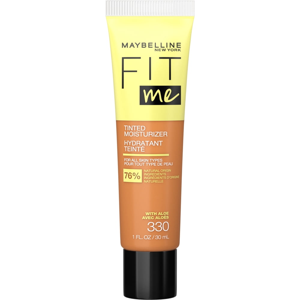 Maybelline Fit Me Tinted Moisturizer, Natural Coverage, Face Makeup, 330, 1 fl. oz.