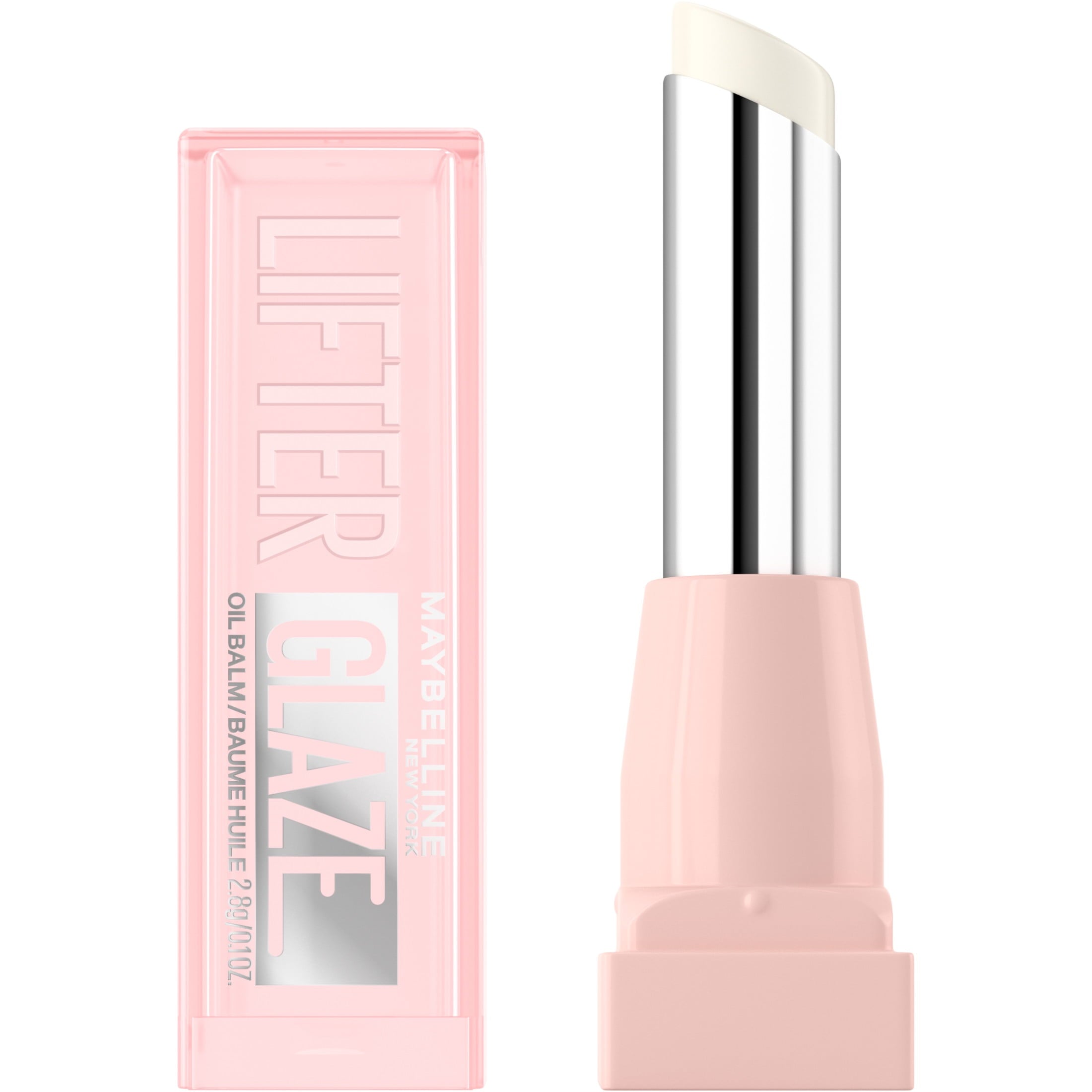 Maybelline Lifter Glaze Hydrating Lip Gloss Oil Balm with Hydrating Oil Blend, Clear Crave, 0.1 oz