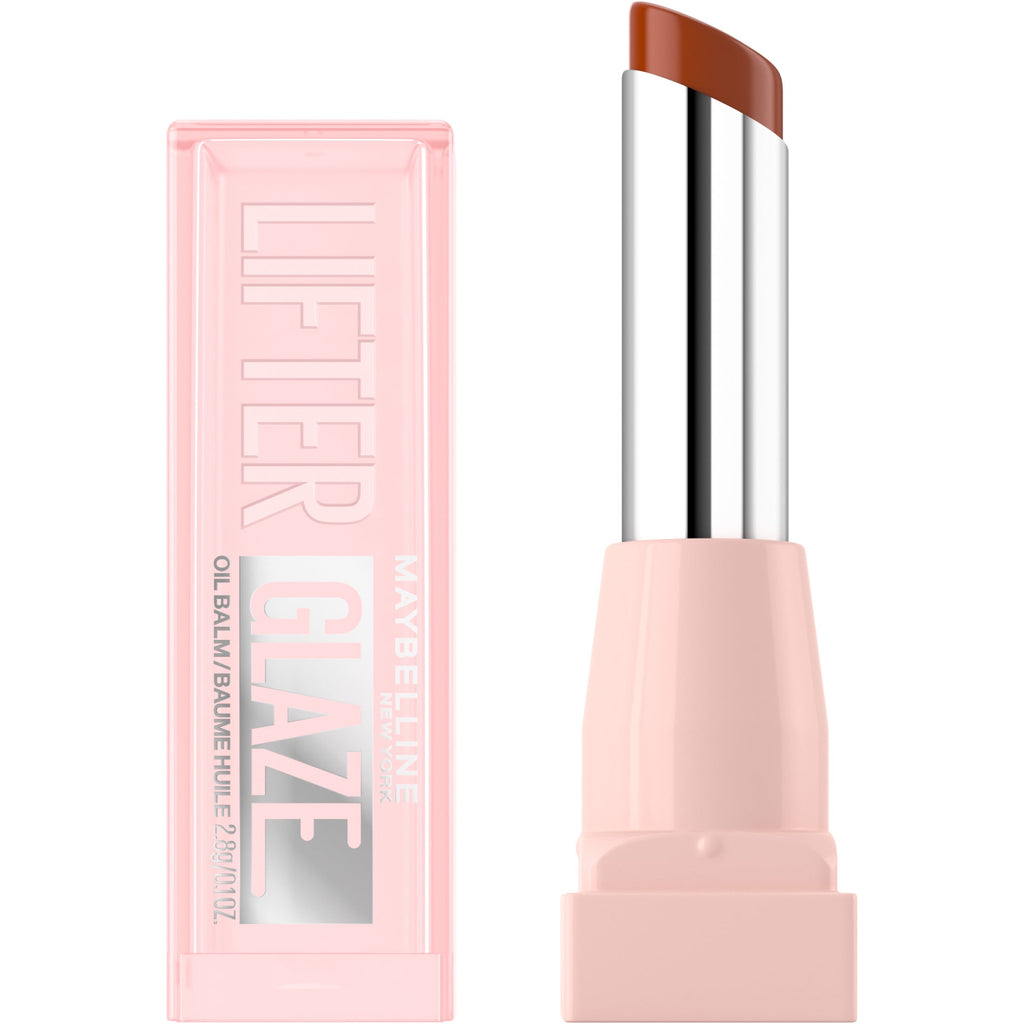 Maybelline Lifter Glaze Hydrating Lip Gloss Oil Balm with Hydrating Oil Blend, Latte Crush, 0.1 oz