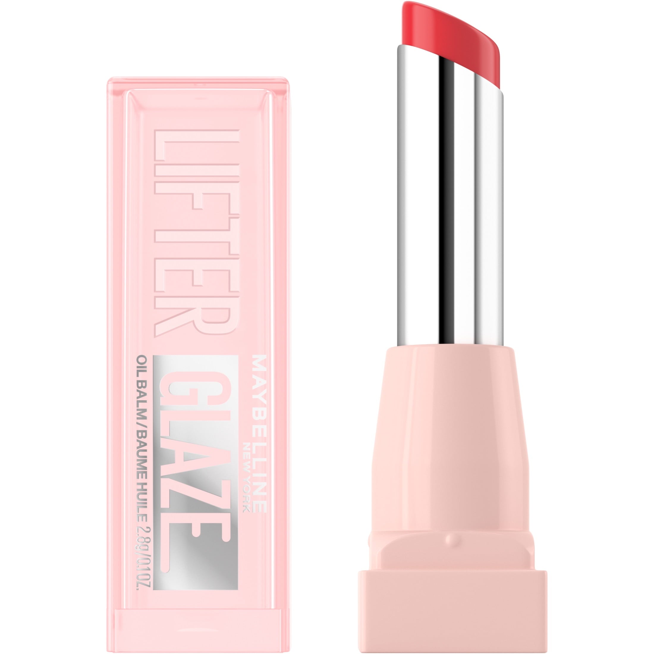 Maybelline Lifter Glaze Hydrating Lip Gloss Oil Balm with Hydrating Oil Blend, Peach Quench, 0.1 oz