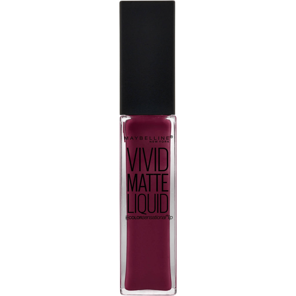 Maybelline New York Color Sensational Vivid Matte Liquid, Corrupt Cranberry, 0.26 Fl Oz