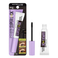 Maybelline Super Lock Brow Glue Tinted Waterproof Eyebrow Gel, Black, 0.23 fl oz