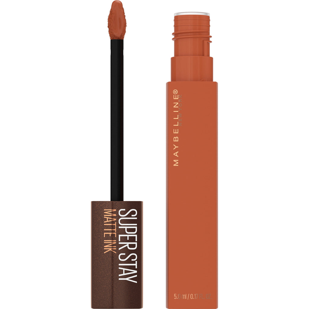Maybelline SuperStay Matte Ink Liquid Lipstick, Coffee Edition, Caramel Collector, 0.17 fl. oz.