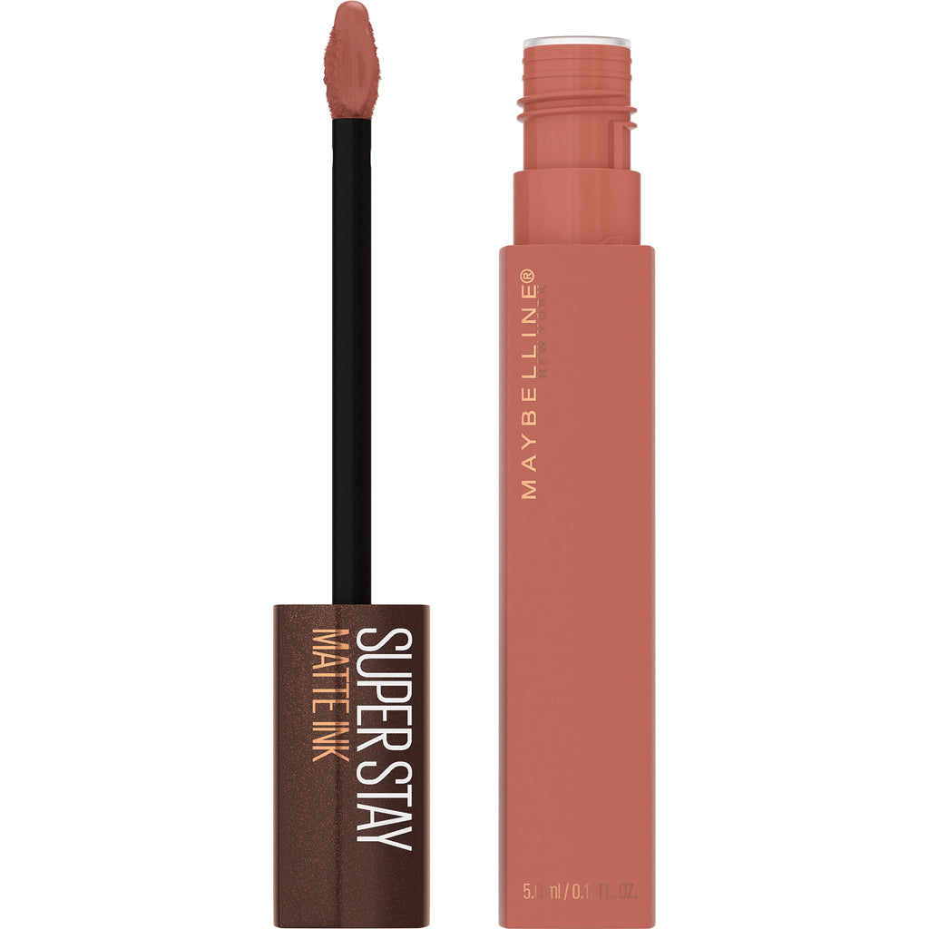 Maybelline SuperStay Matte Ink Liquid Lipstick, Coffee Edition, Hazelnut Hypnotizer, 0.17 fl. oz.