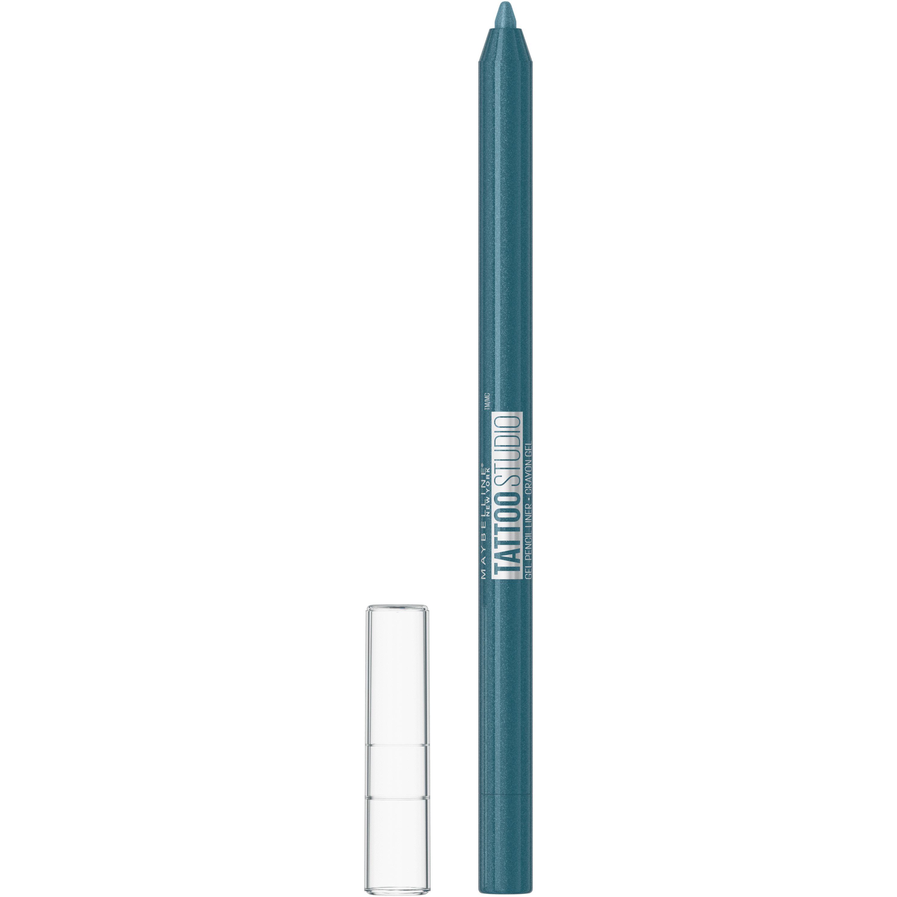 Maybelline Tattoo Studio Sharpenable Gel Pencil Waterproof Longwear Eyeliner, Blue Disco, 0.04 oz