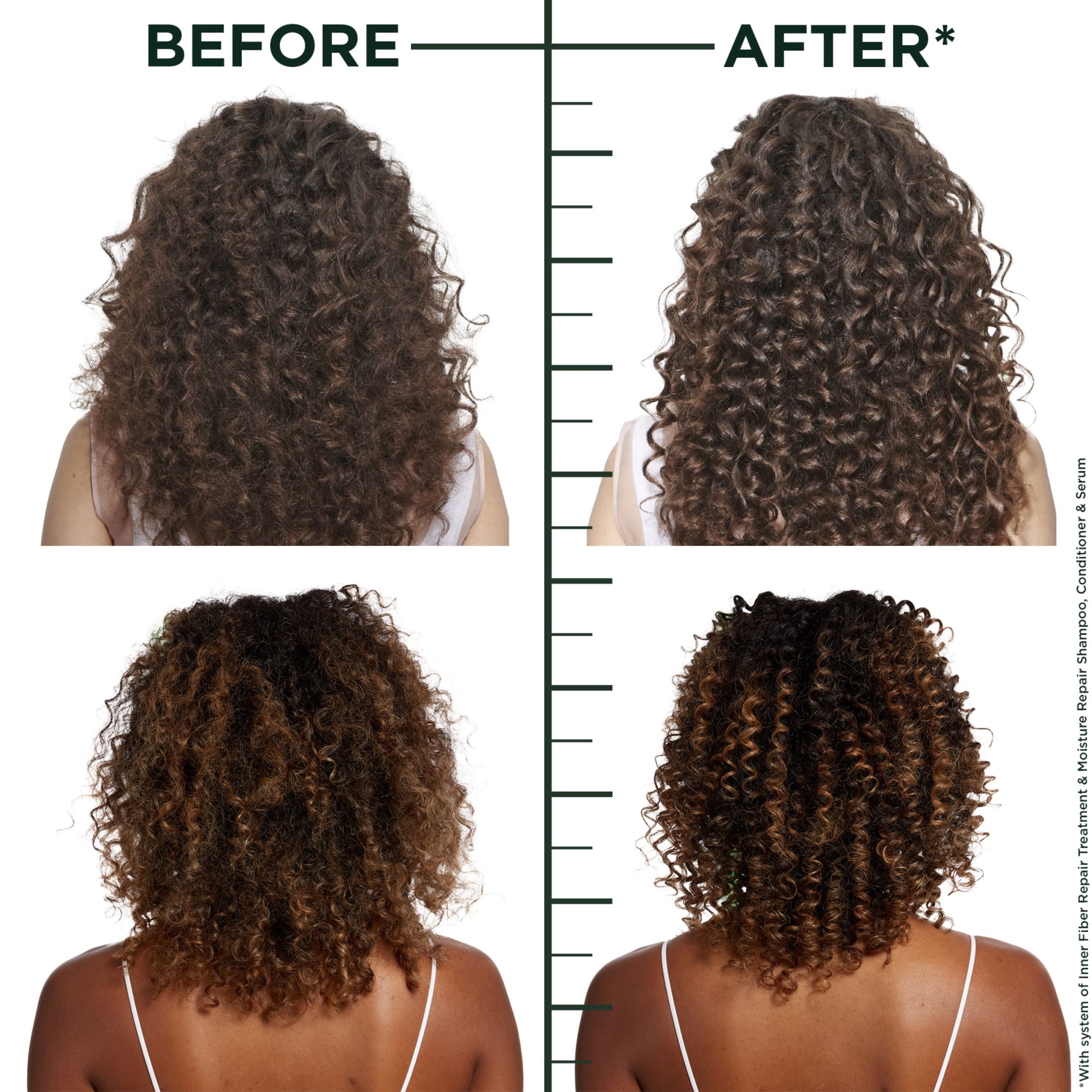 Garnier Fructis Hair Filler Hyaluronic Acid Repair Gel Cream Scalp Care, Wavy Hair 5.1 fl oz