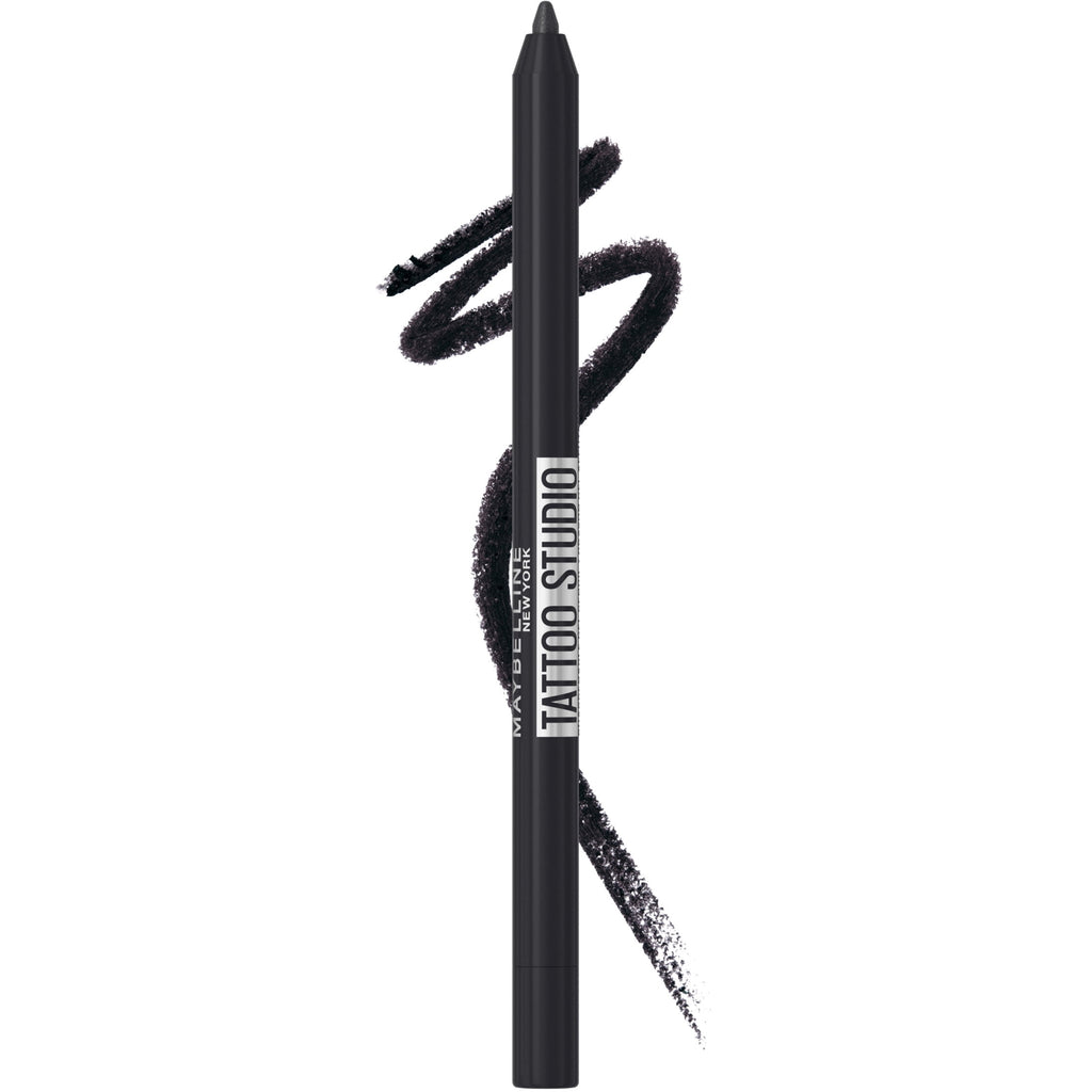 Maybelline New York TattooStudio Waterproof Gel Eyeliner Pencil, Deep Onyx