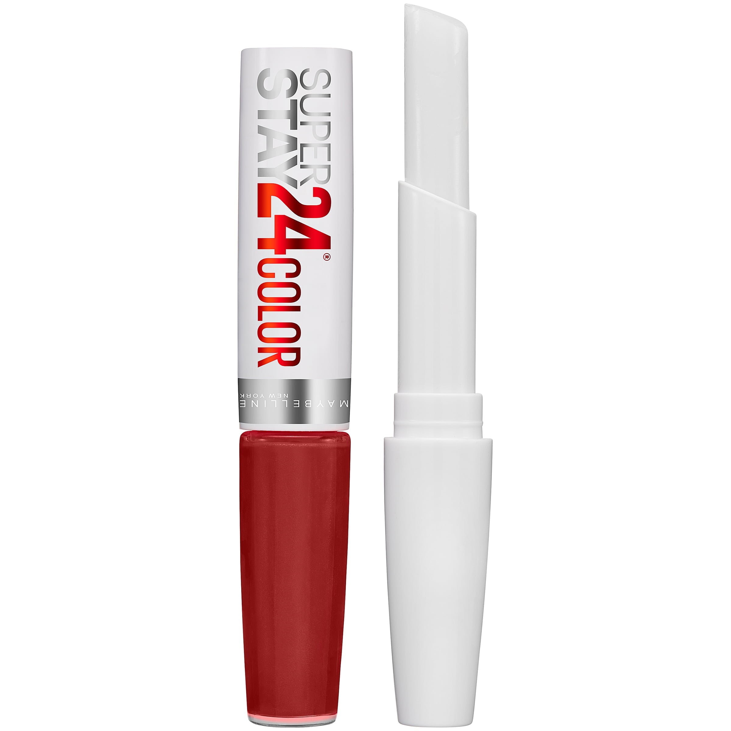 Maybelline SuperStay 24 2-Step Liquid Lipstick Makeup, Everlasting Wine, 1 kit