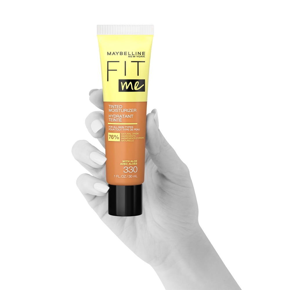 Maybelline Fit Me Tinted Moisturizer, Natural Coverage, Face Makeup, 330, 1 fl. oz.