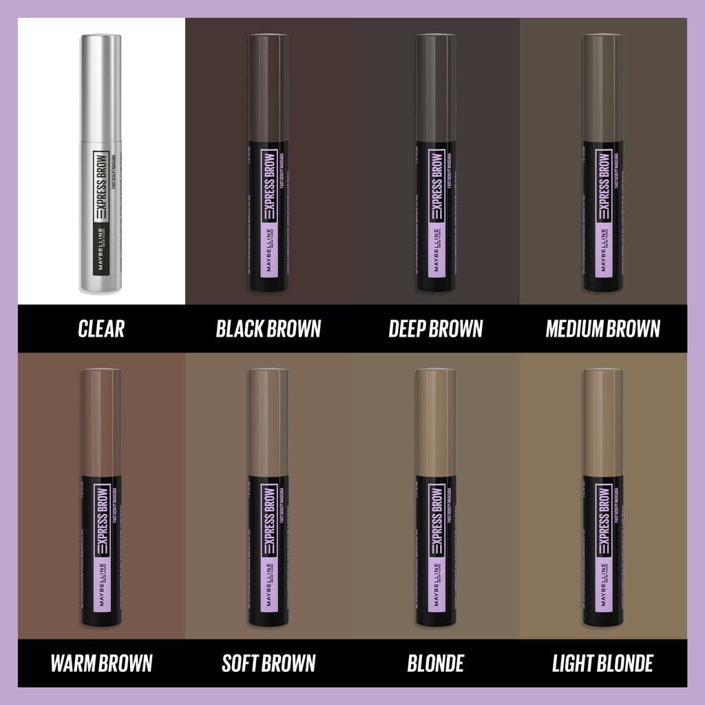 Maybelline Brow Fast Sculpt Eyebrow Gel Mascara Makeup, Soft Brown
