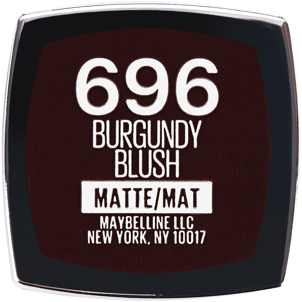Maybelline Color Sensational The Mattes, Matte Finish Lipstick Makeup, Burgundy Blush, 0.15 oz.
