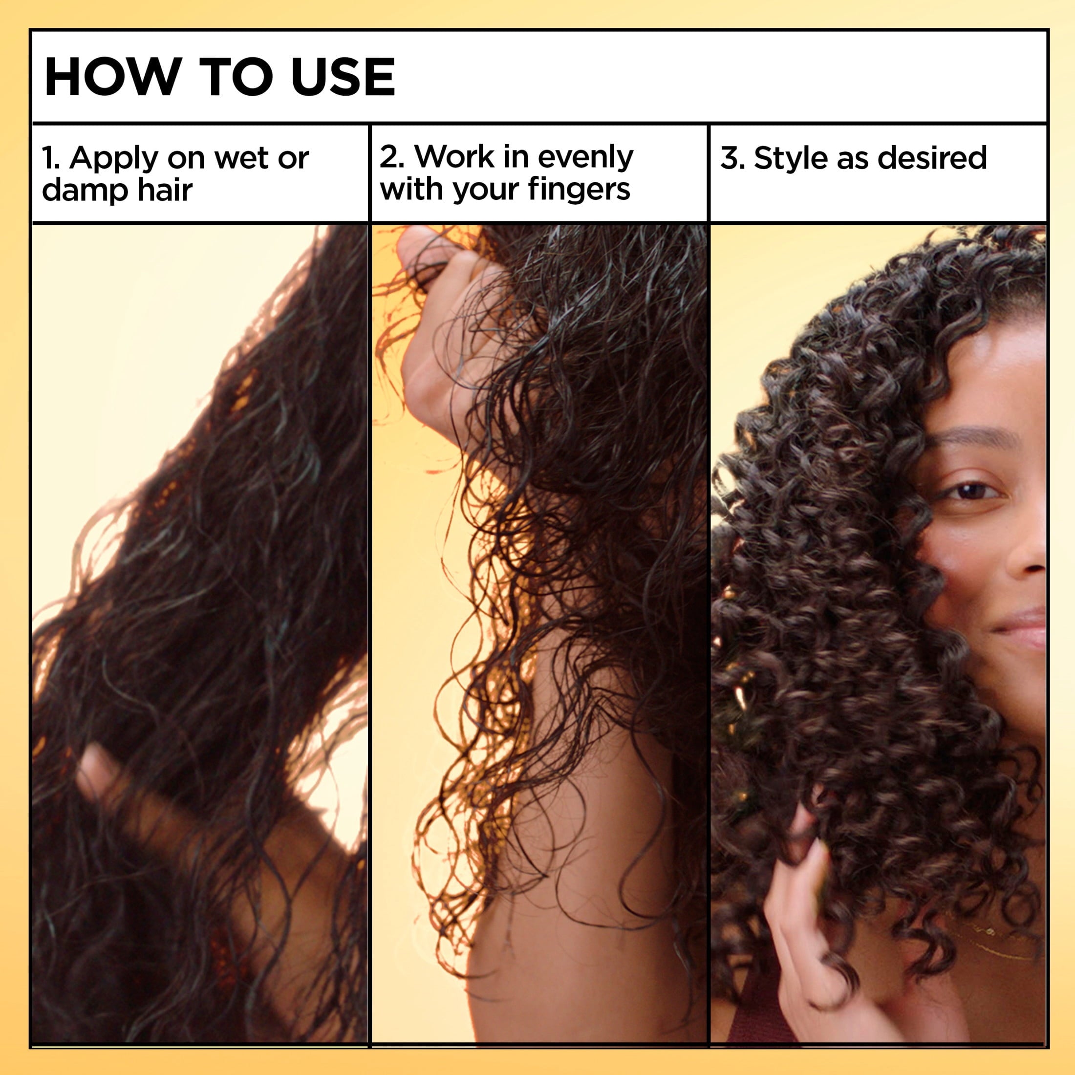 Garnier Whole Blends Deep Moisturizing Hair Styling Gel with Honey Jelly, Wavy Hair, 13.5 fl oz