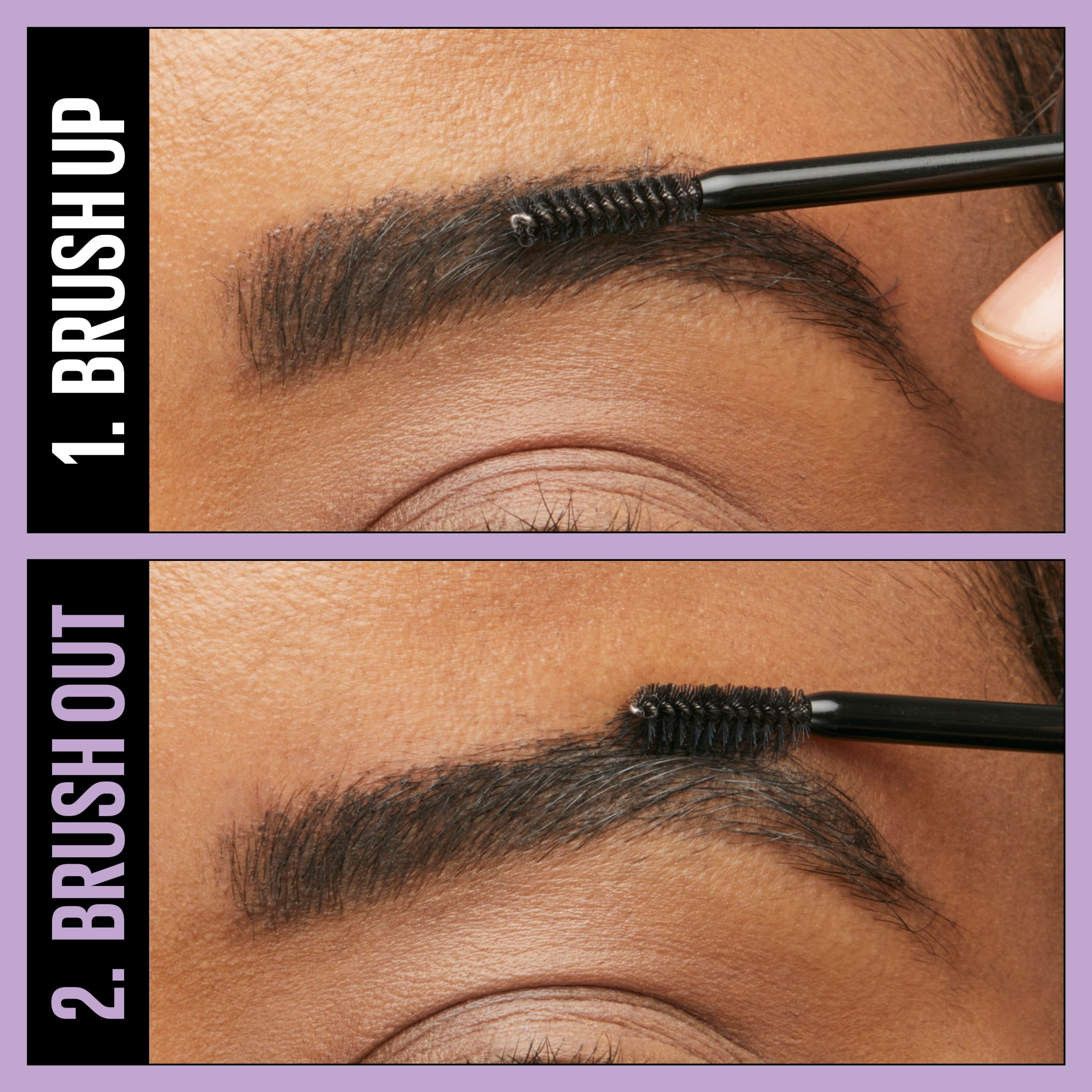 Maybelline Express Brow Fast Sculpt Eyebrow Gel Mascara Makeup, Black Brown