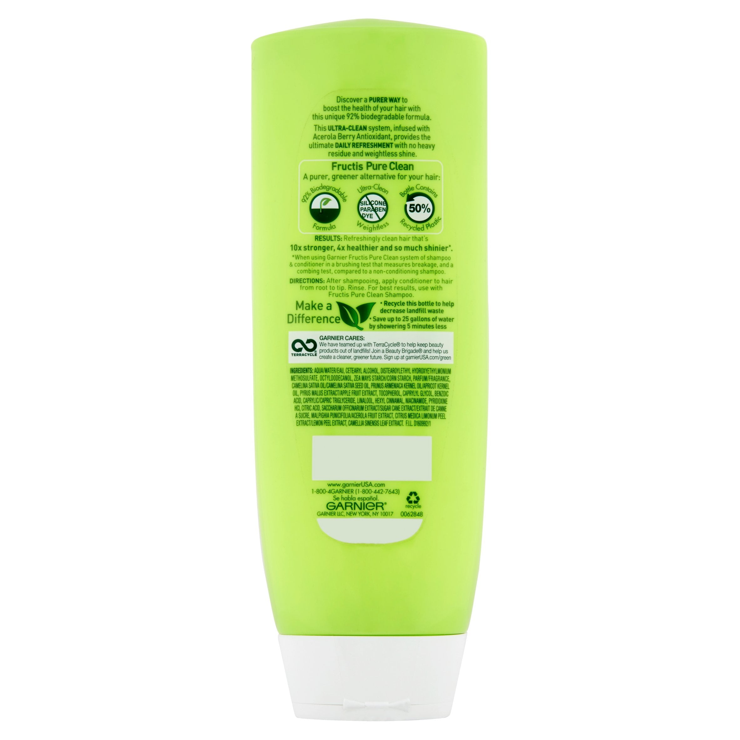 Garnier Fructis Conditioner Pure Clean Normal Hair, 13.0 FL OZ