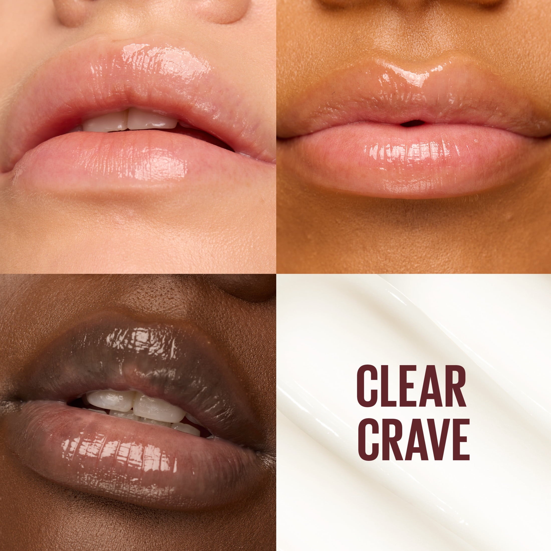 Maybelline Lifter Glaze Hydrating Lip Gloss Oil Balm with Hydrating Oil Blend, Clear Crave, 0.1 oz