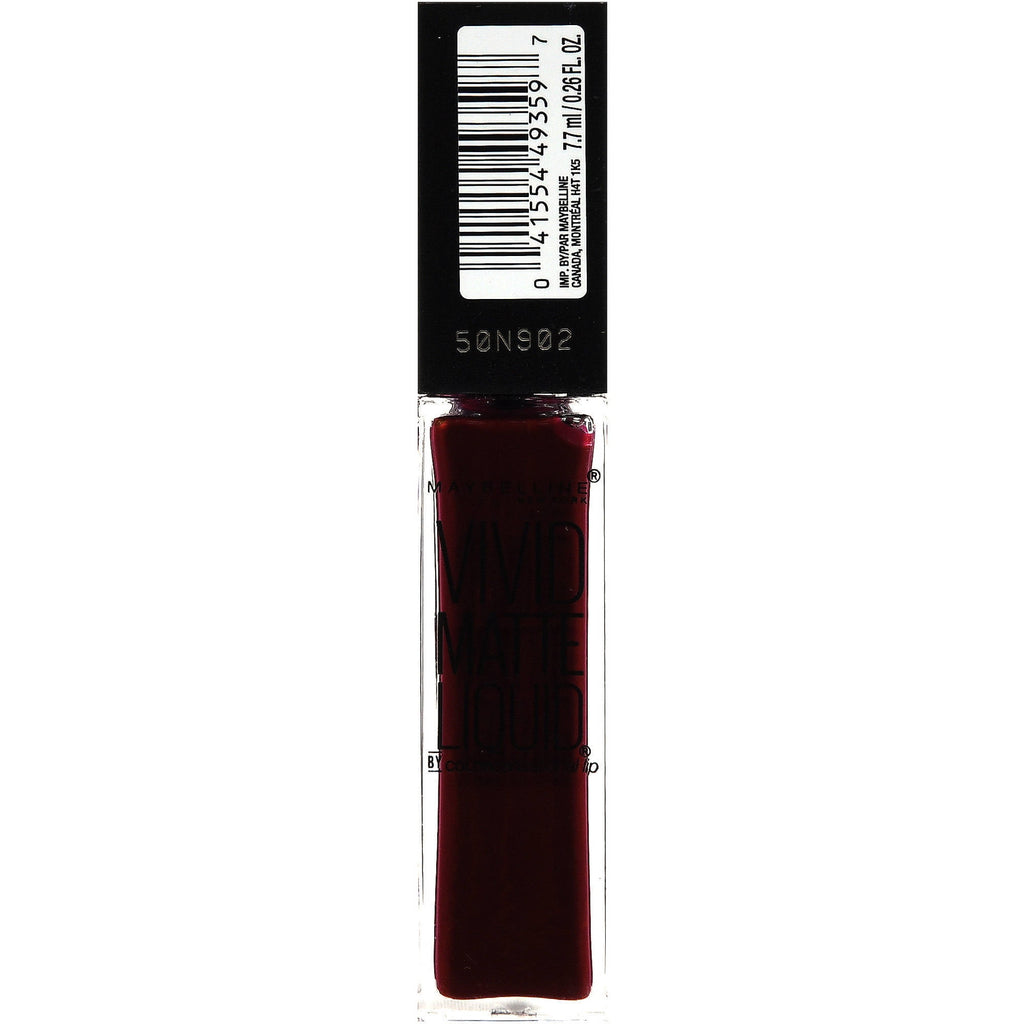Maybelline New York Color Sensational Vivid Matte Liquid, Corrupt Cranberry, 0.26 Fl Oz