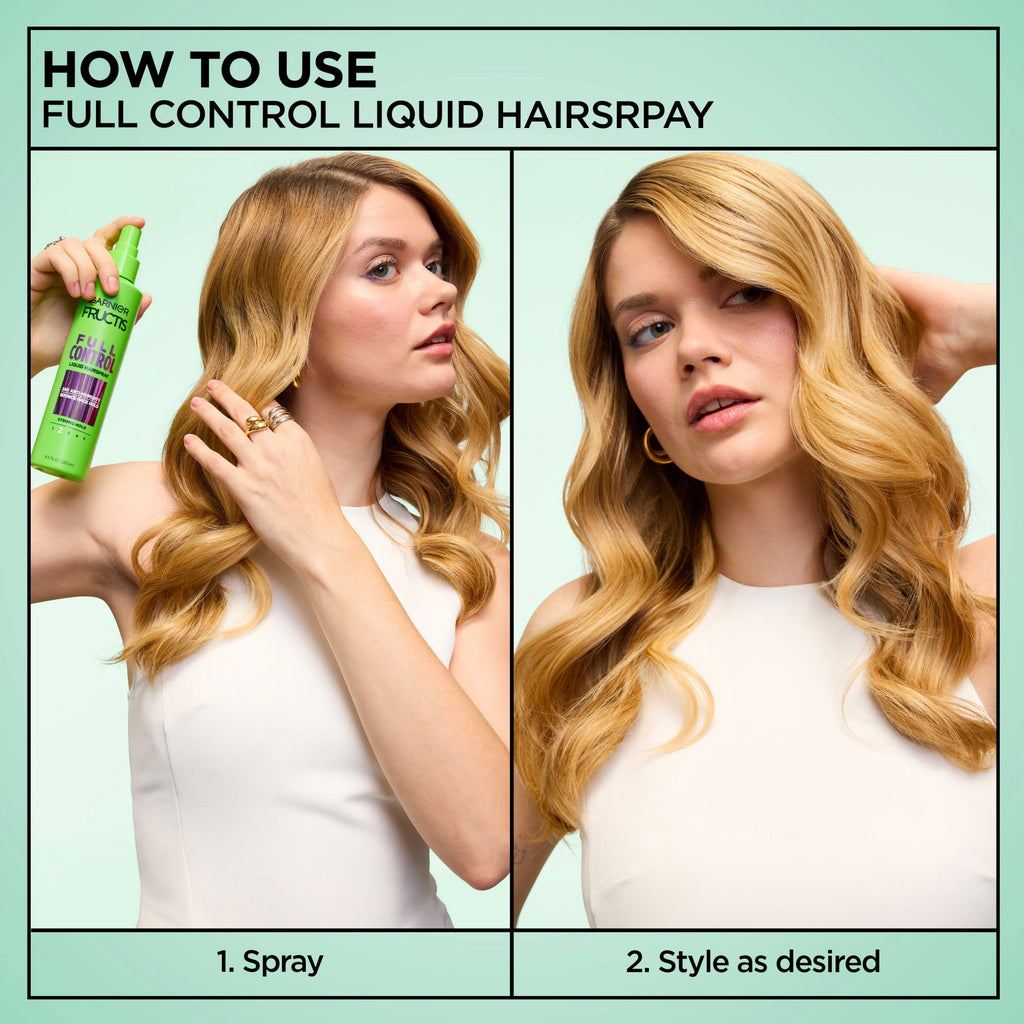 Garnier Fructis Style Full Control Hairspray, All Hair Types, 8.5 fl oz