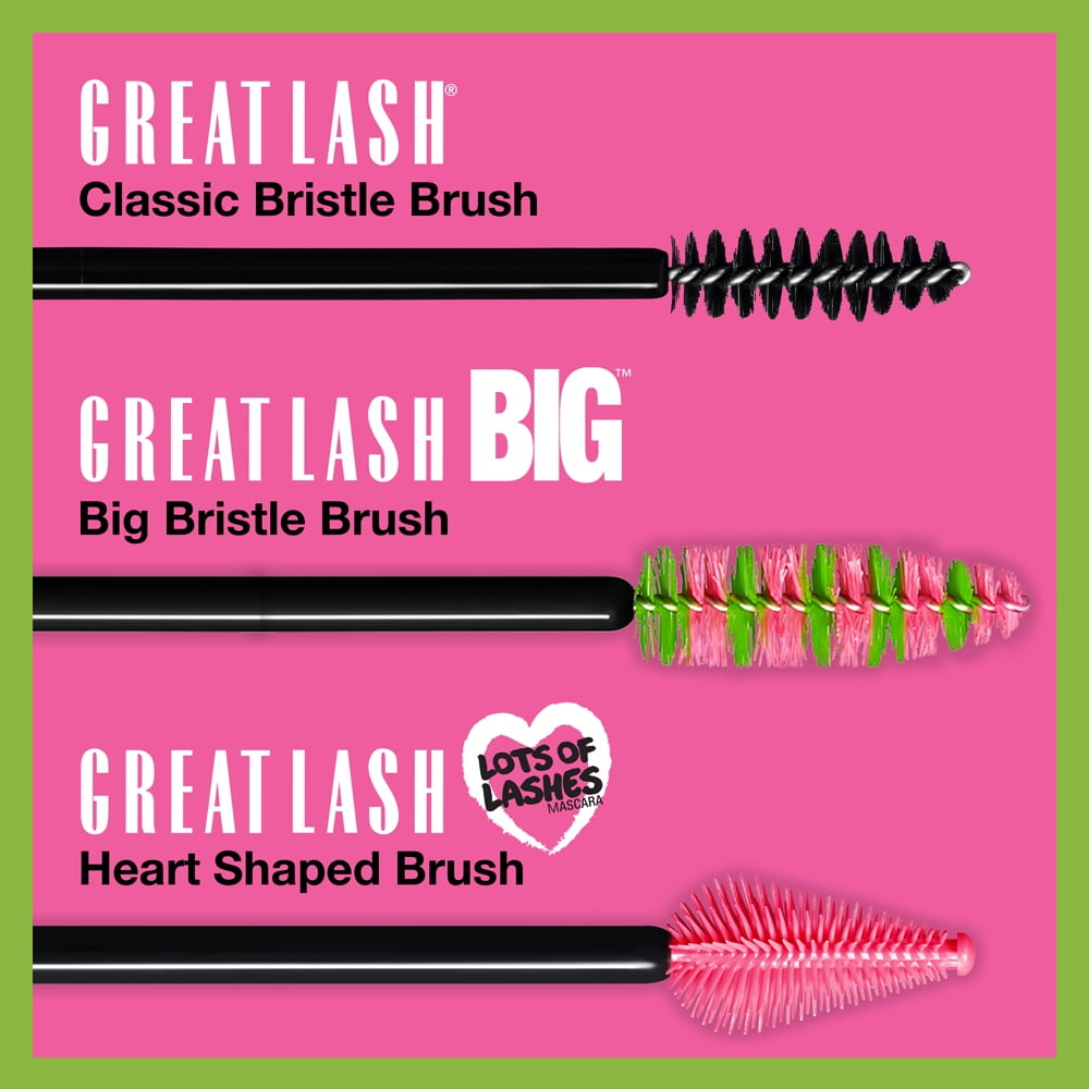 Maybelline Great Lash BIG Washable Mascara, Brownish Black