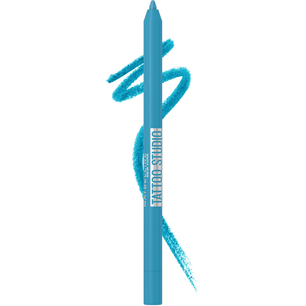 Maybelline Tattoo Studio Sharpenable Gel Pencil, Waterproof Eyeliner, Arctic Skies, 0.04 oz