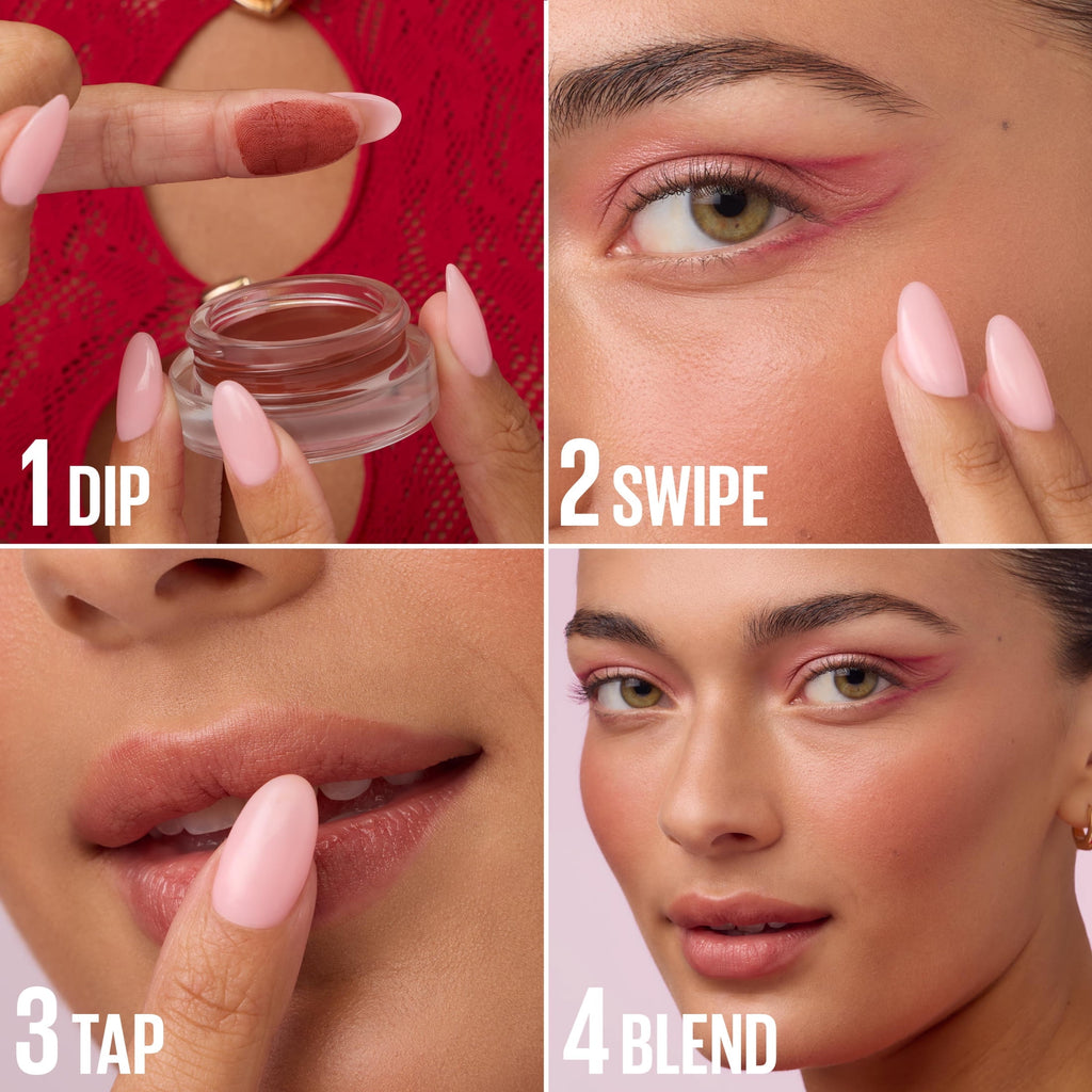 Maybelline Cloudtopia Whipped Matte Cheek and Lip Mousse Blush, Coral Illusion, 2.03 fl oz