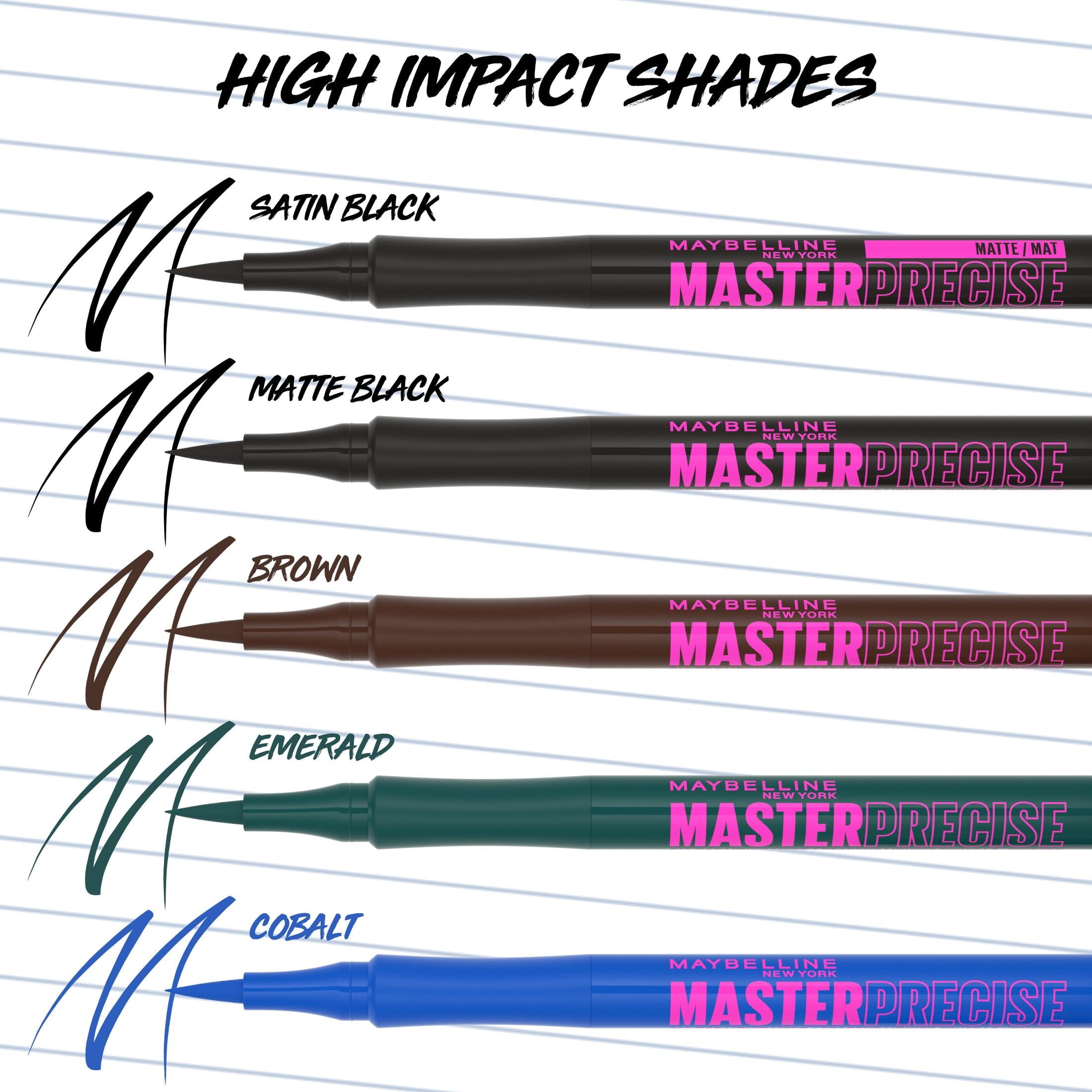 Maybelline Master Precise All Day Liquid Eyeliner, Emerald Green