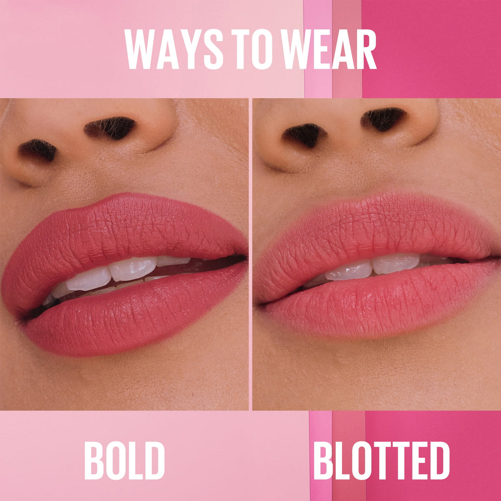 Maybelline Serum Lipstick, Matte Finish, Oil-Blend and Hyaluronic Acid, 003 Open Late, 0.12 oz