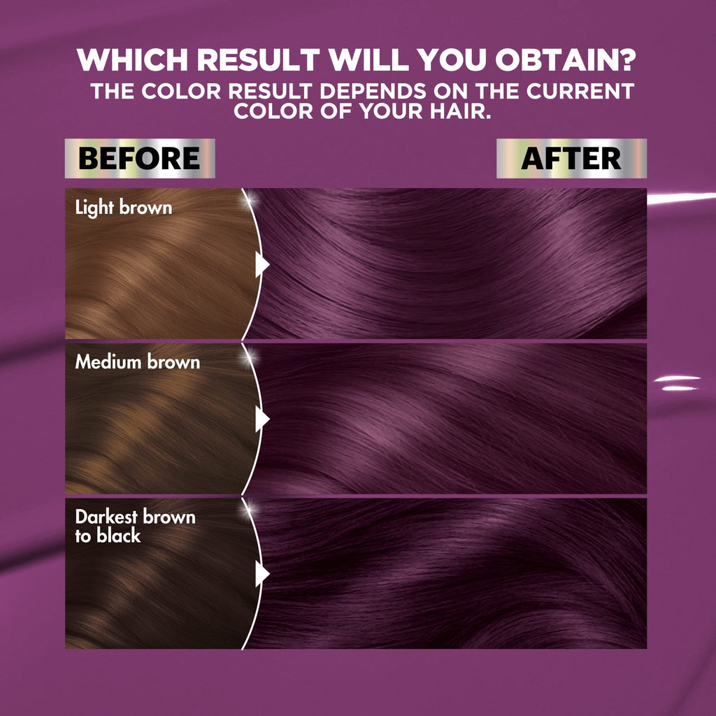 Garnier Nutrisse Nourishing Hair Color Creme, P2 Intense Purple