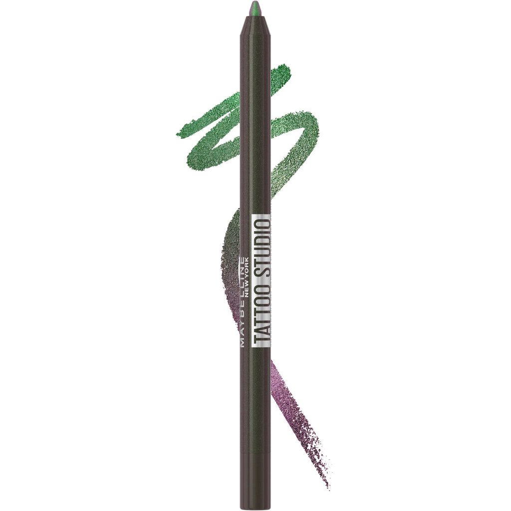 Maybelline Tattoo Studio Sharpenable Gel Pencil, Waterproof Eyeliner, Aurora FLip, 0.04 oz