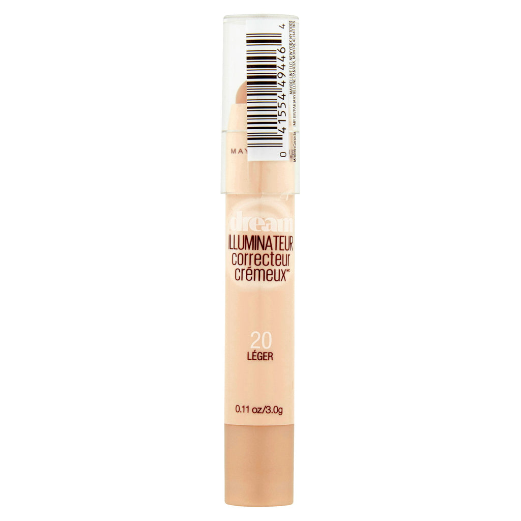 Maybelline Dream Brightening Creamy Concealer, 20 Light, 0.11 oz.