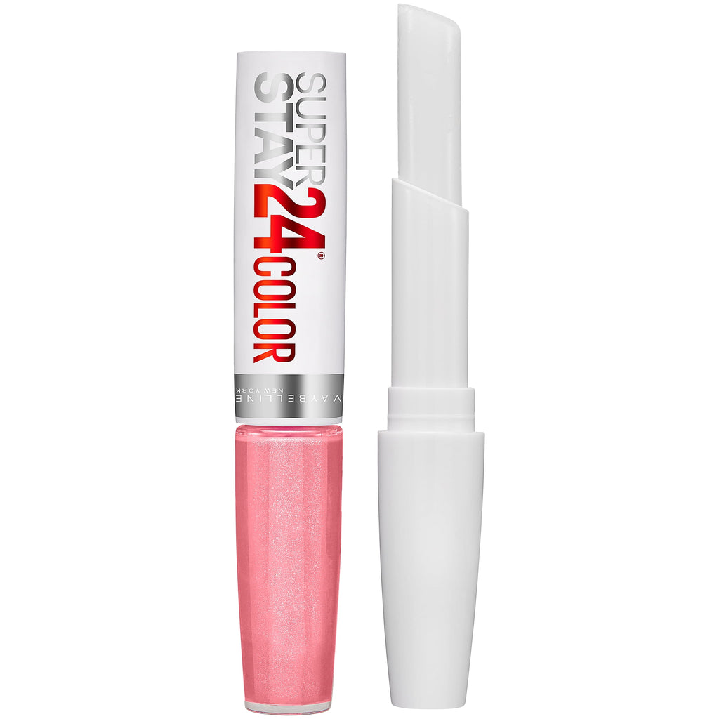 Maybelline Super Stay 24 2-Step Liquid Lipstick Makeup, So Pearly Pink, 1 kit