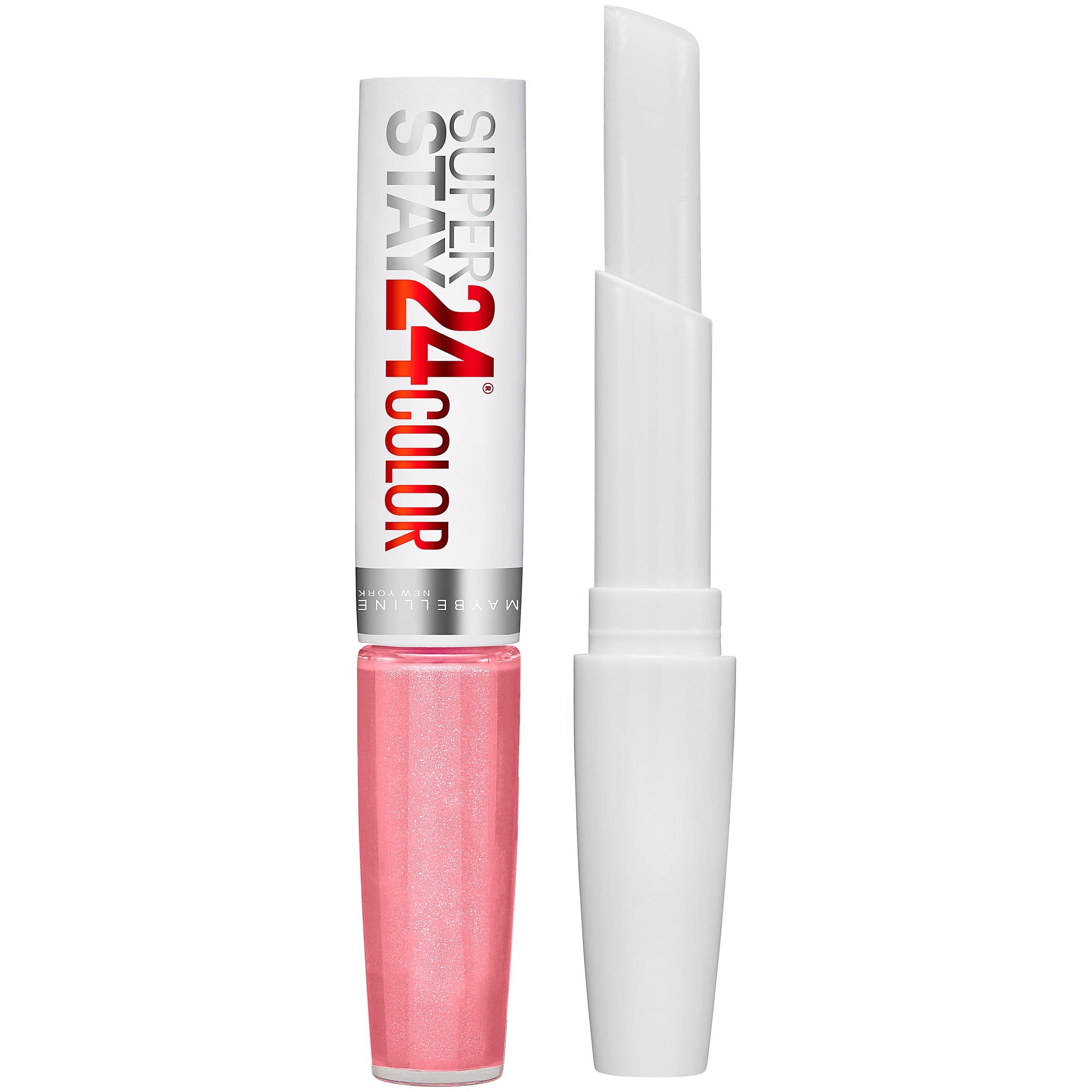 Maybelline Super Stay 24 2-Step Liquid Lipstick Makeup, So Pearly Pink, 1 kit