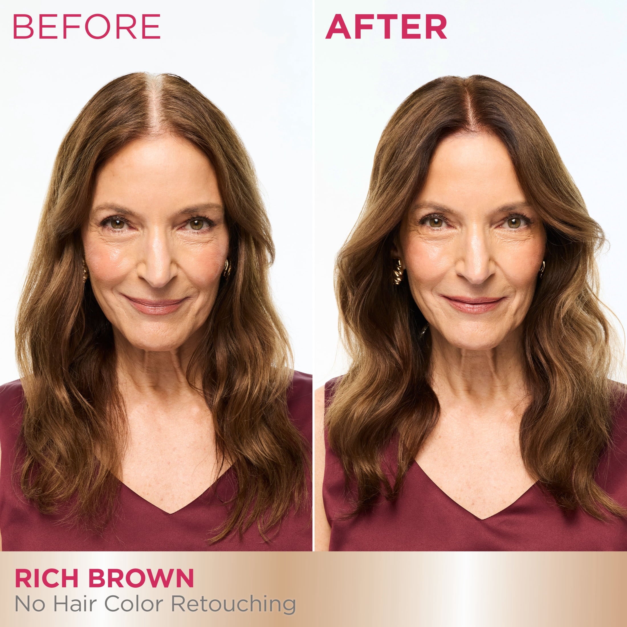 Garnier Color Sensation Retouch Permanent Hair Color for Adults, Rich Brown, 1 Kit